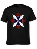 Geometric Star Graphic Tee - Stylish Mens T-Shirt