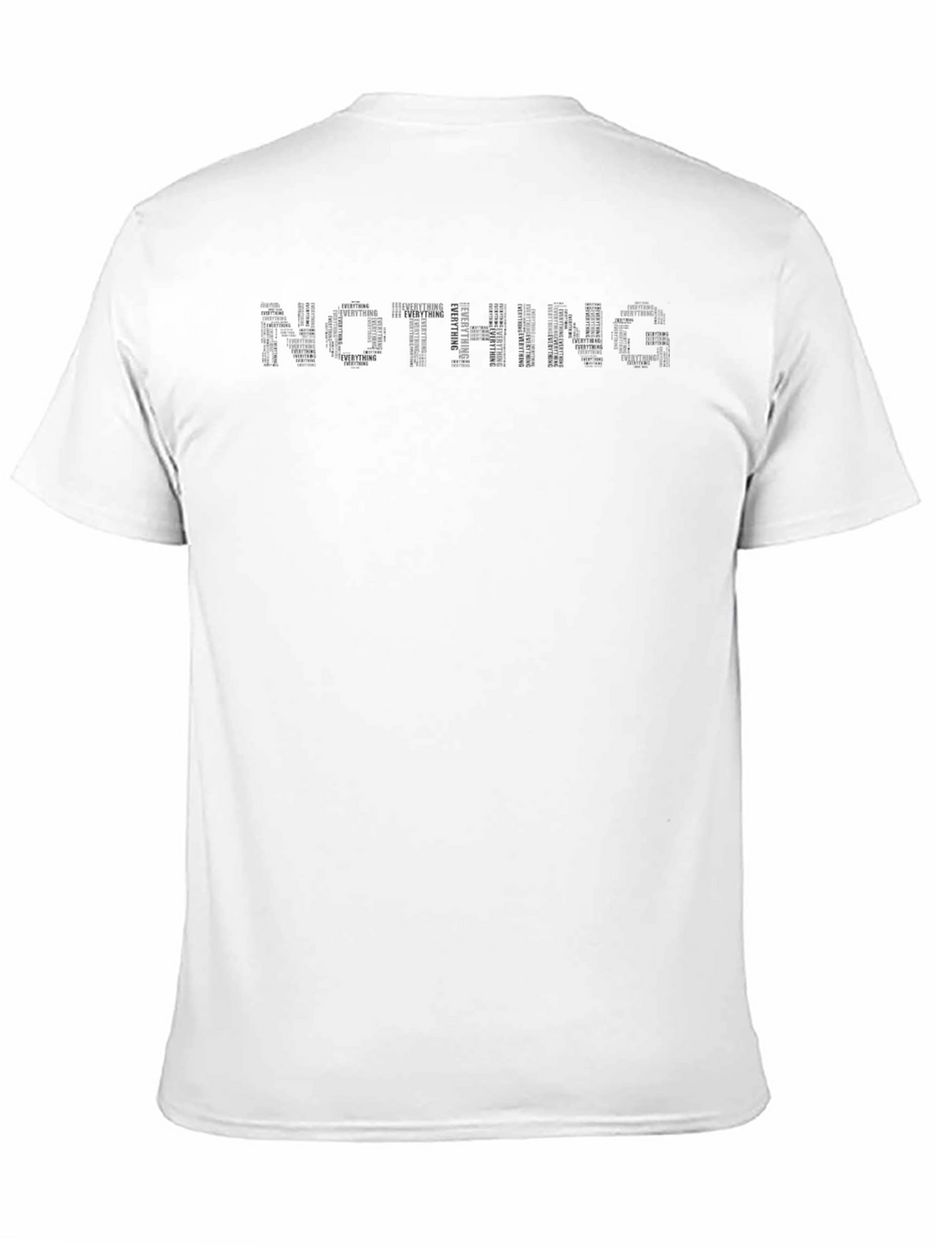 Nothing/Everything Graphic Print Black T-Shirt