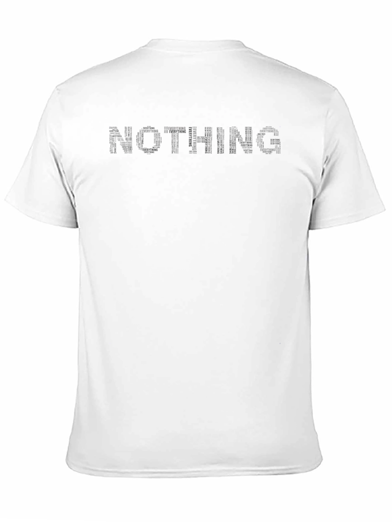 Nothing/Everything Graphic Print Black T-Shirt