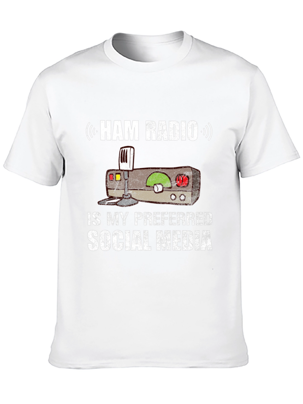 Ham Radio Social Media T-Shirt