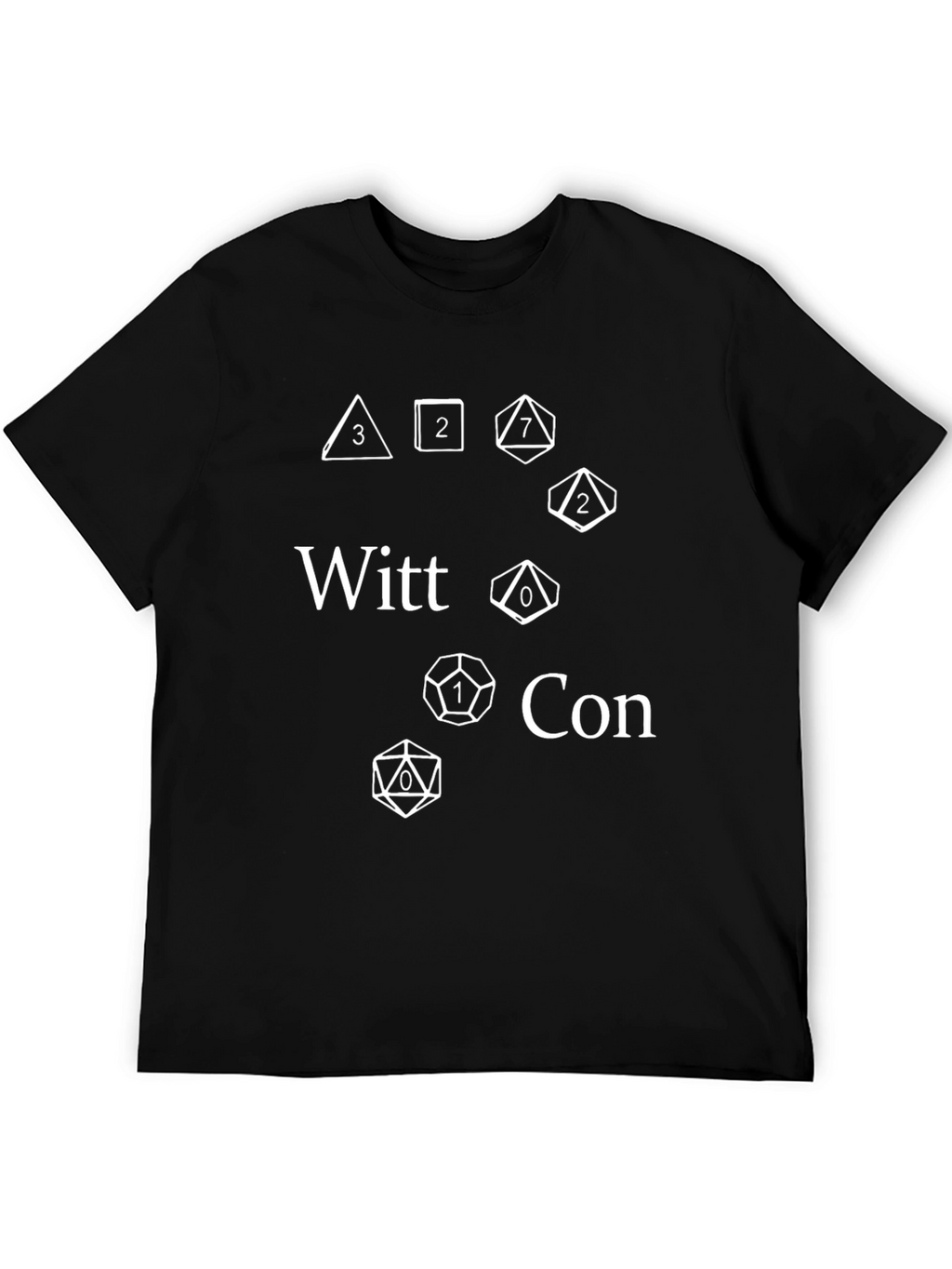 Witt Con Dice Graphic Black T-Shirt