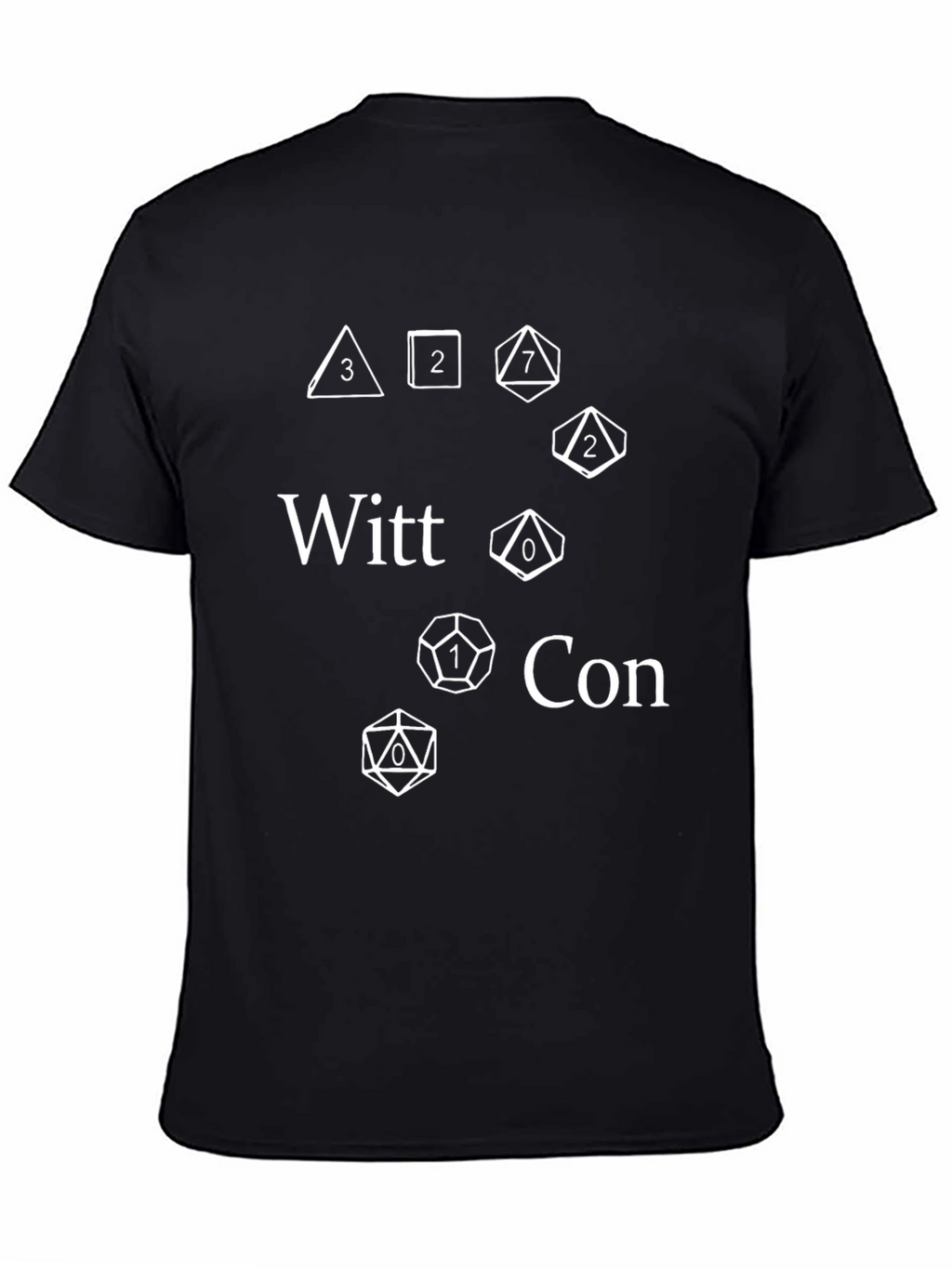 Witt Con Dice Graphic Black T-Shirt
