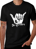 Ski Ya Later T-Shirt - Hang Loose Skier Tee