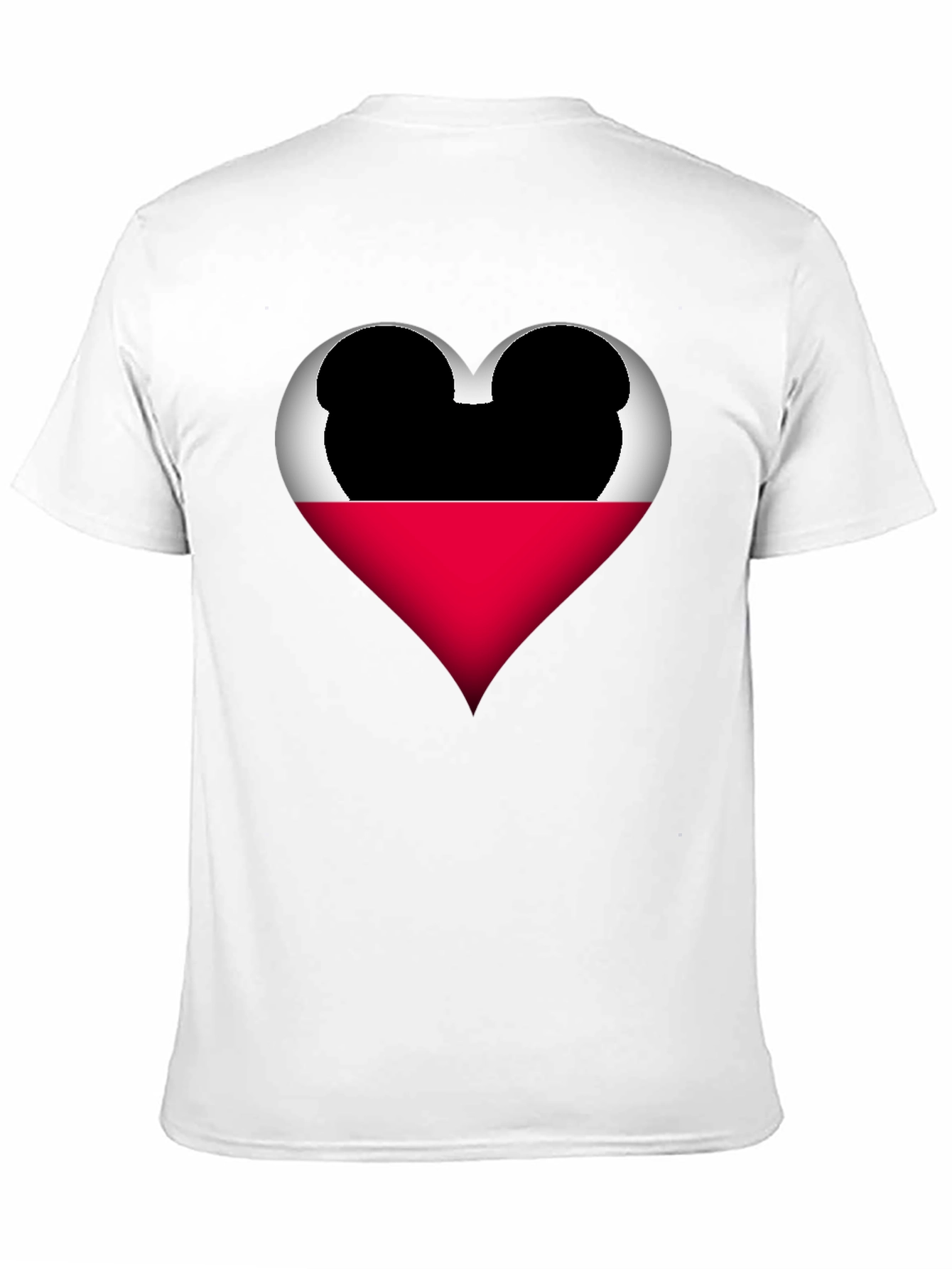 Mickey Heart Graphic Tee - Love Disney Style Shirt