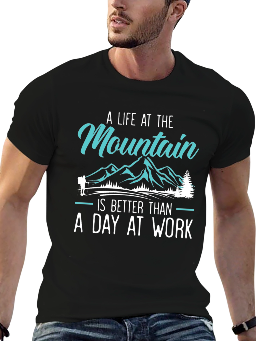 Mountain Life T-Shirt: A Day at Work