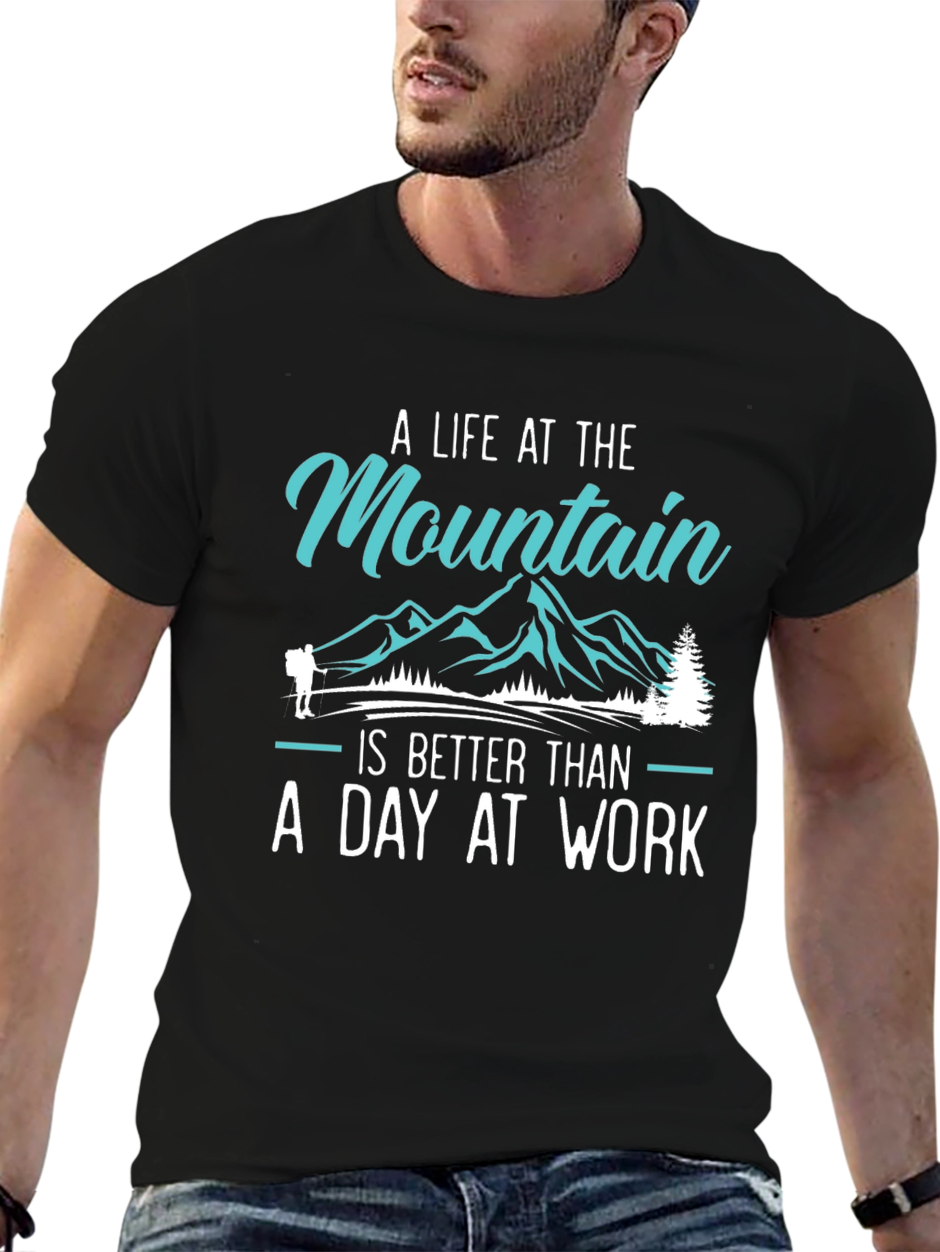 Mountain Life T-Shirt: A Day at Work