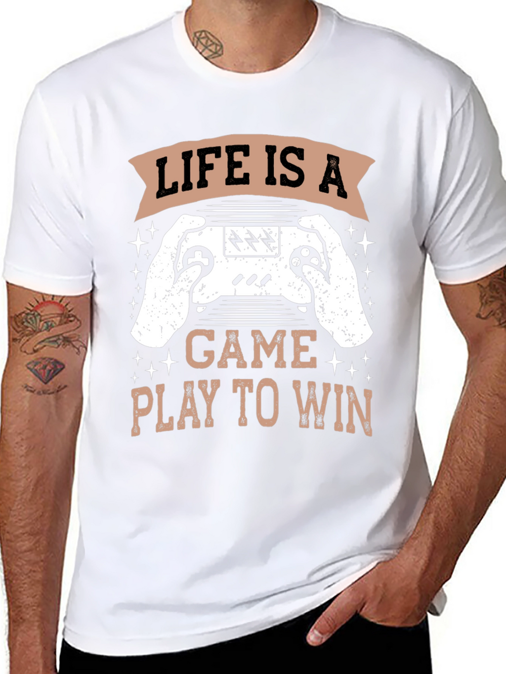 Life is a Game T-Shirt - Play to Win!