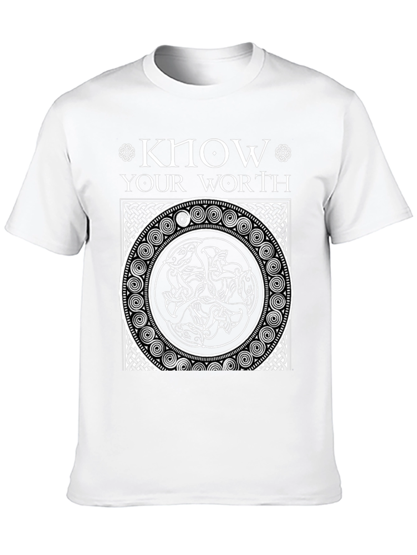Know Your Worth Celtic Knot Graphic T-Shirt