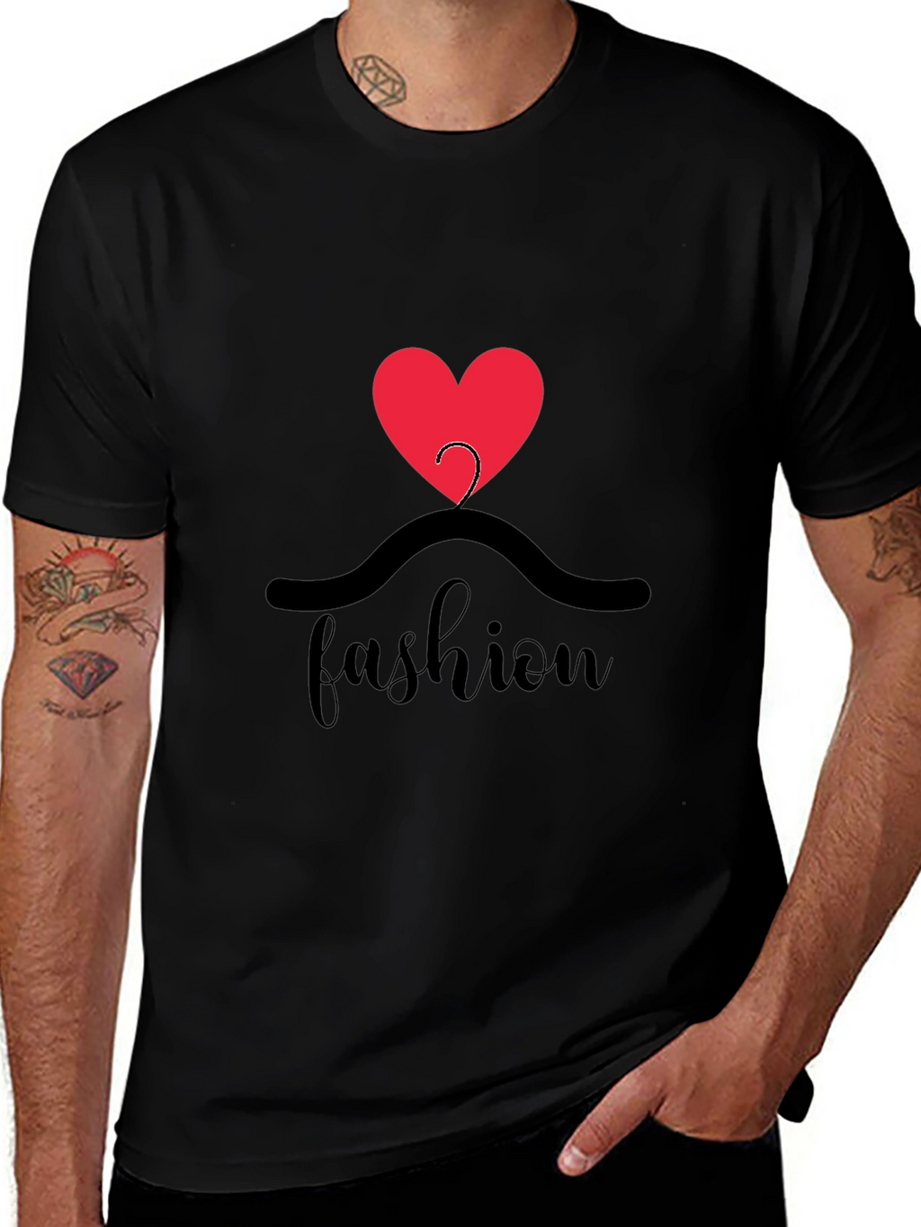 Fashion Heart Graphic Tee - Stylish & Trendy