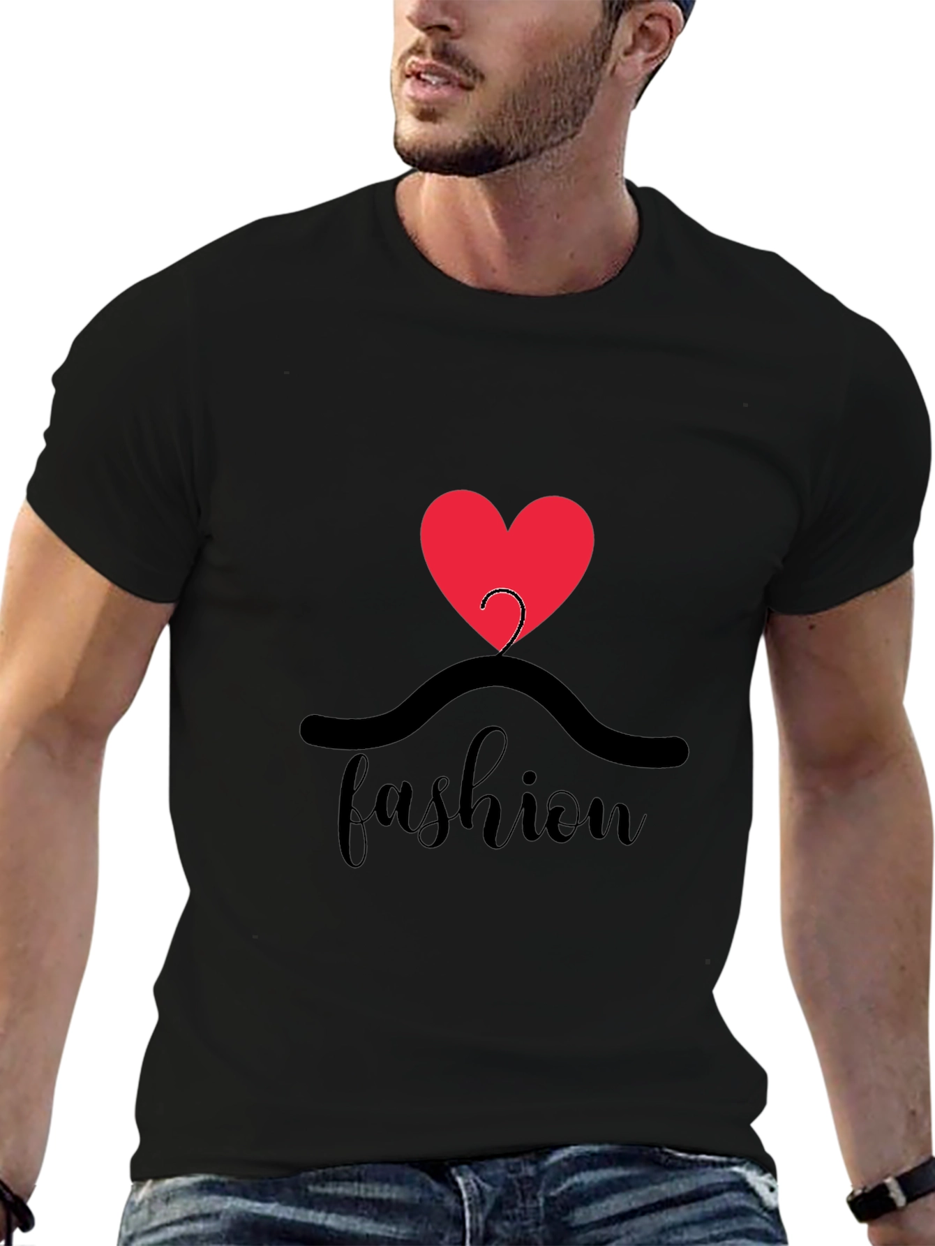 Fashion Heart Graphic Tee - Stylish & Trendy