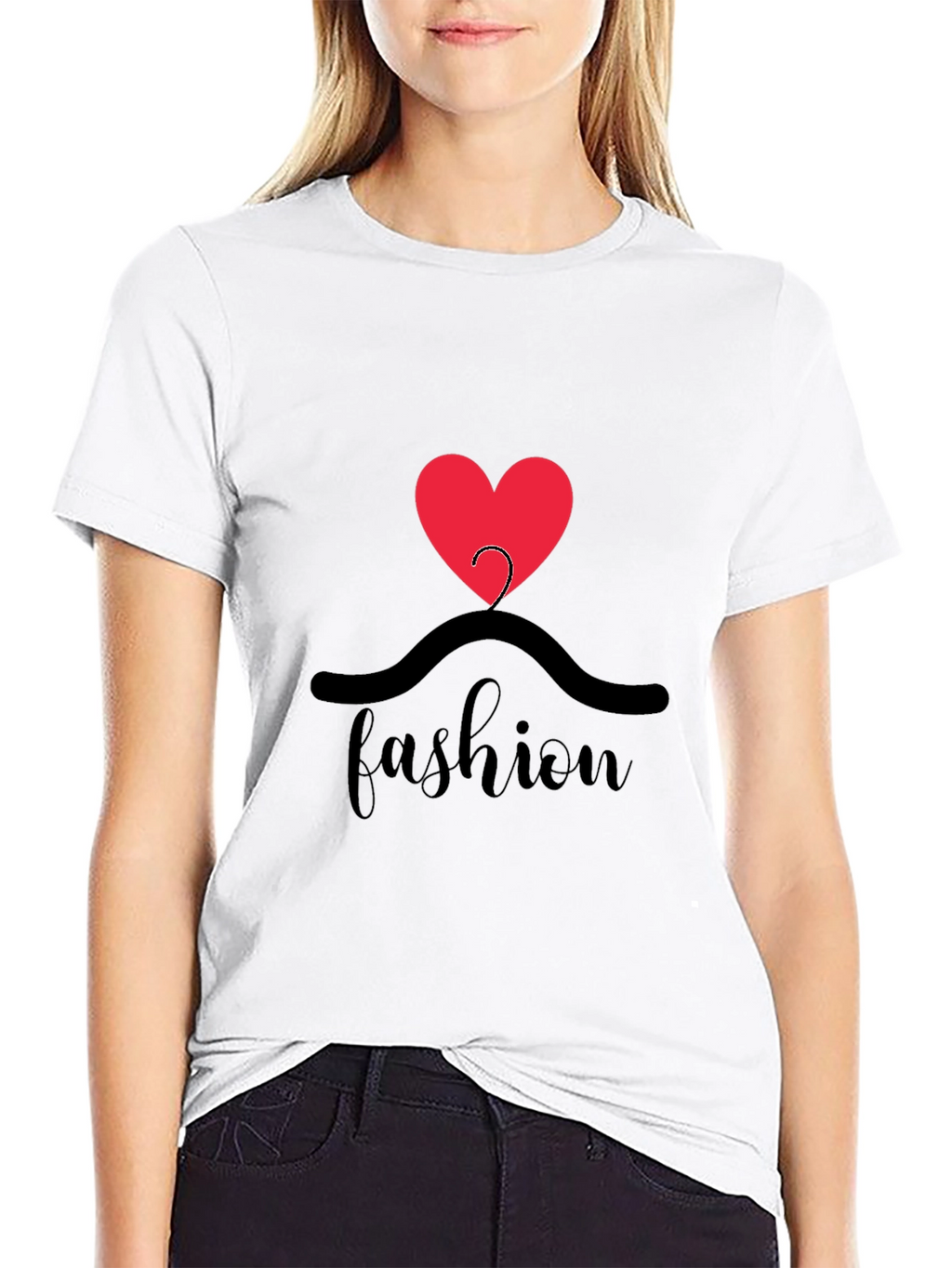 Fashion Heart Graphic Tee - Stylish & Trendy