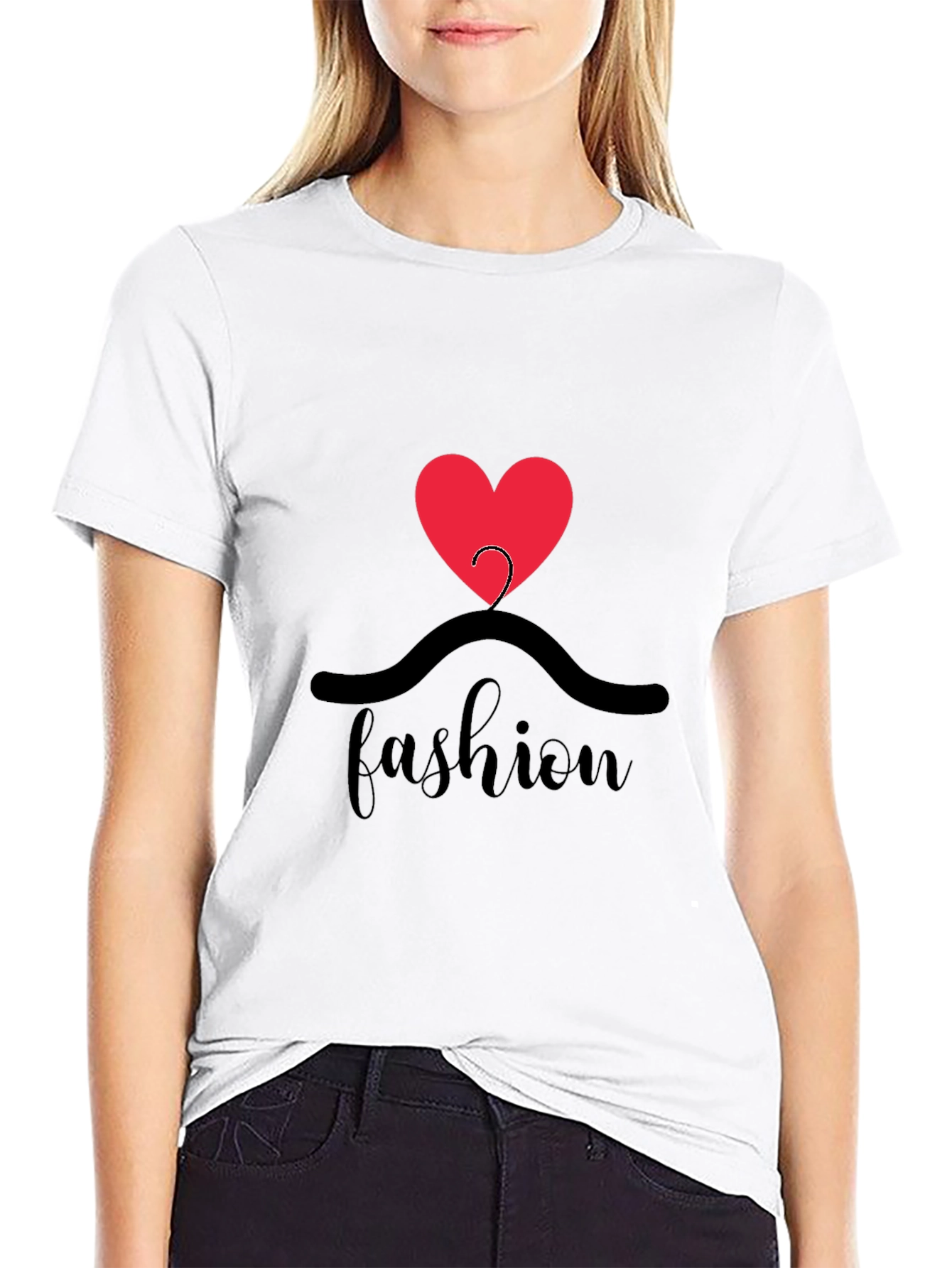 Fashion Heart Graphic Tee - Stylish & Trendy