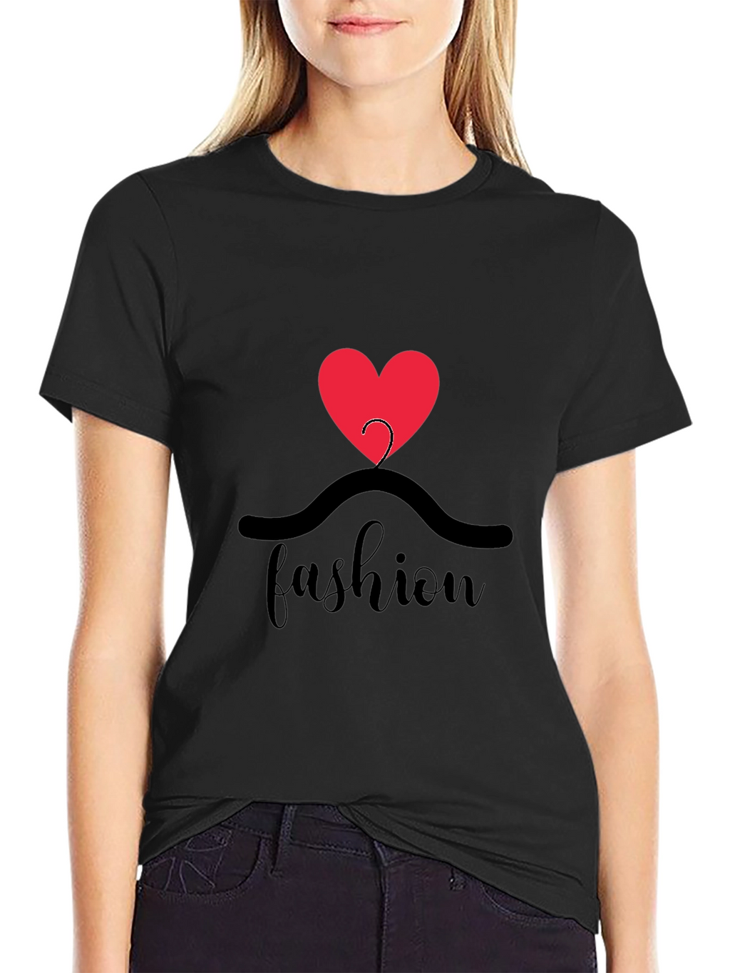 Fashion Heart Graphic Tee - Stylish & Trendy