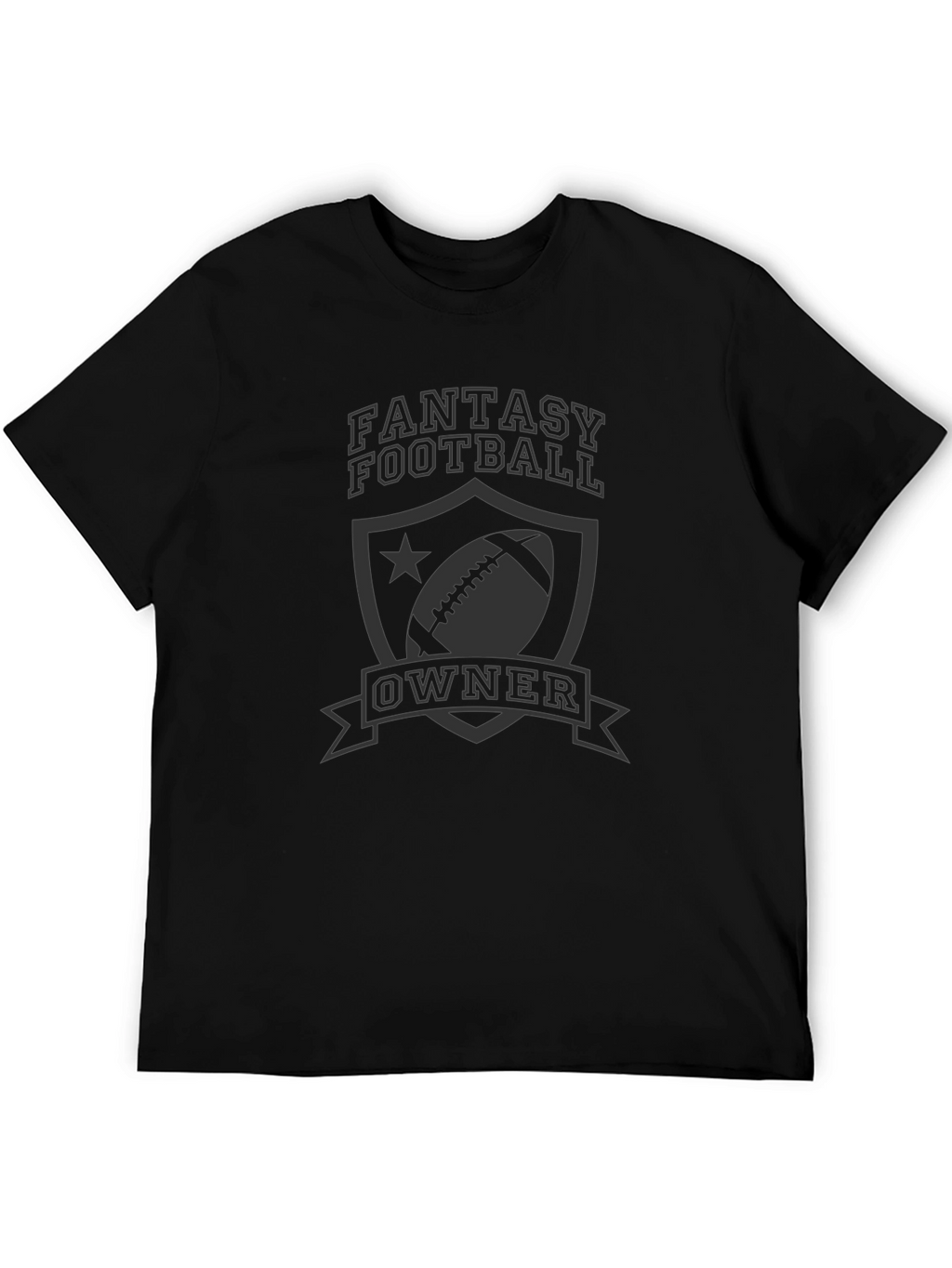 Fantasy Football Owner T-Shirt - Black Tee
