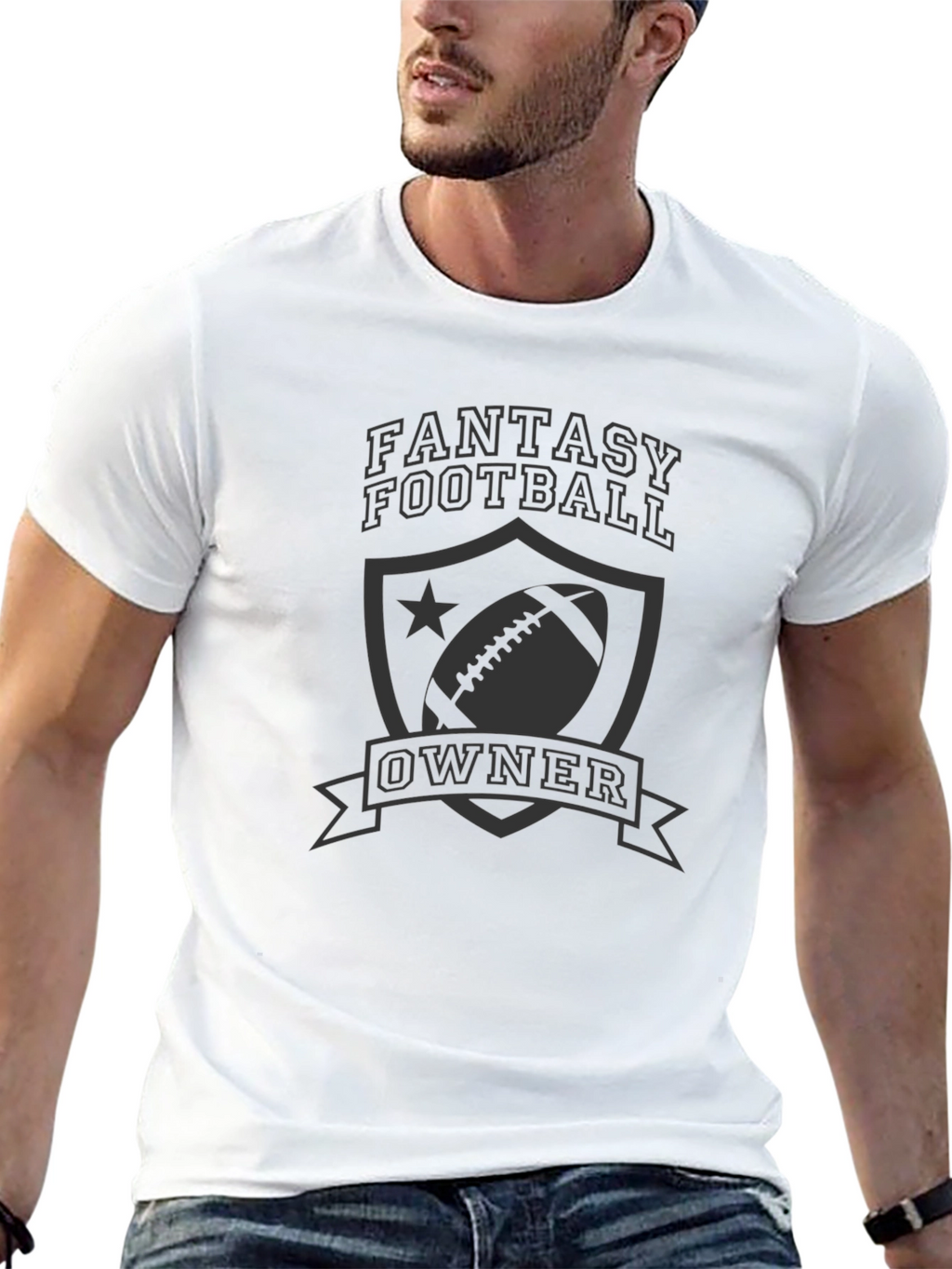 Fantasy Football Owner T-Shirt - Black Tee