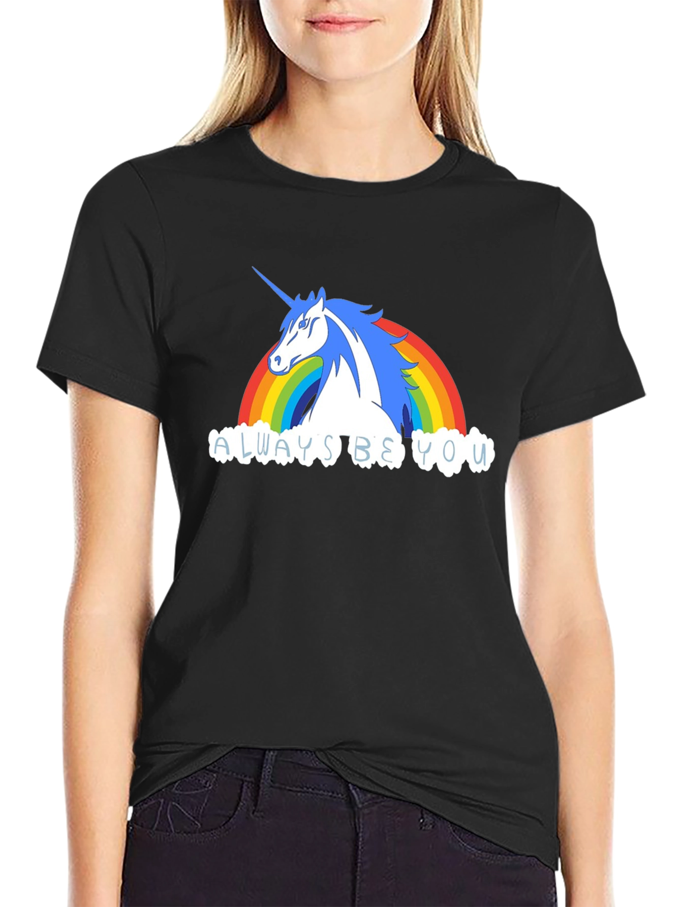 Always Be You - Unicorn Rainbow Graphic Tee