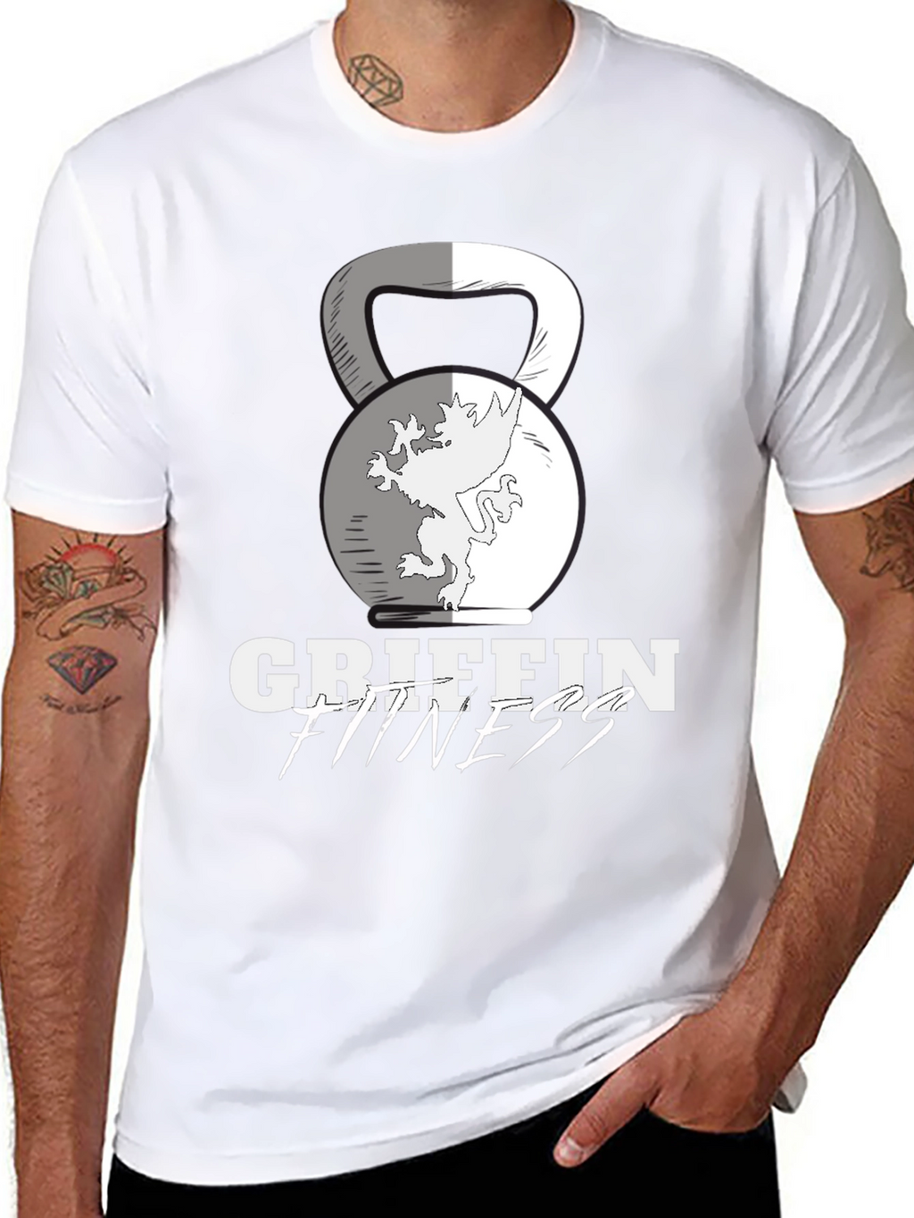 Griffin Fitness Black T-Shirt