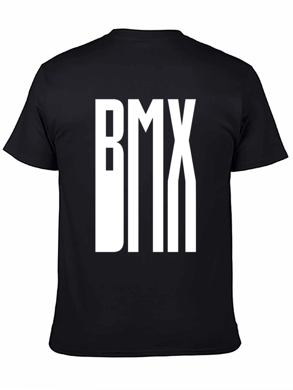 BMX Graphic Tee - Black Cotton T-Shirt