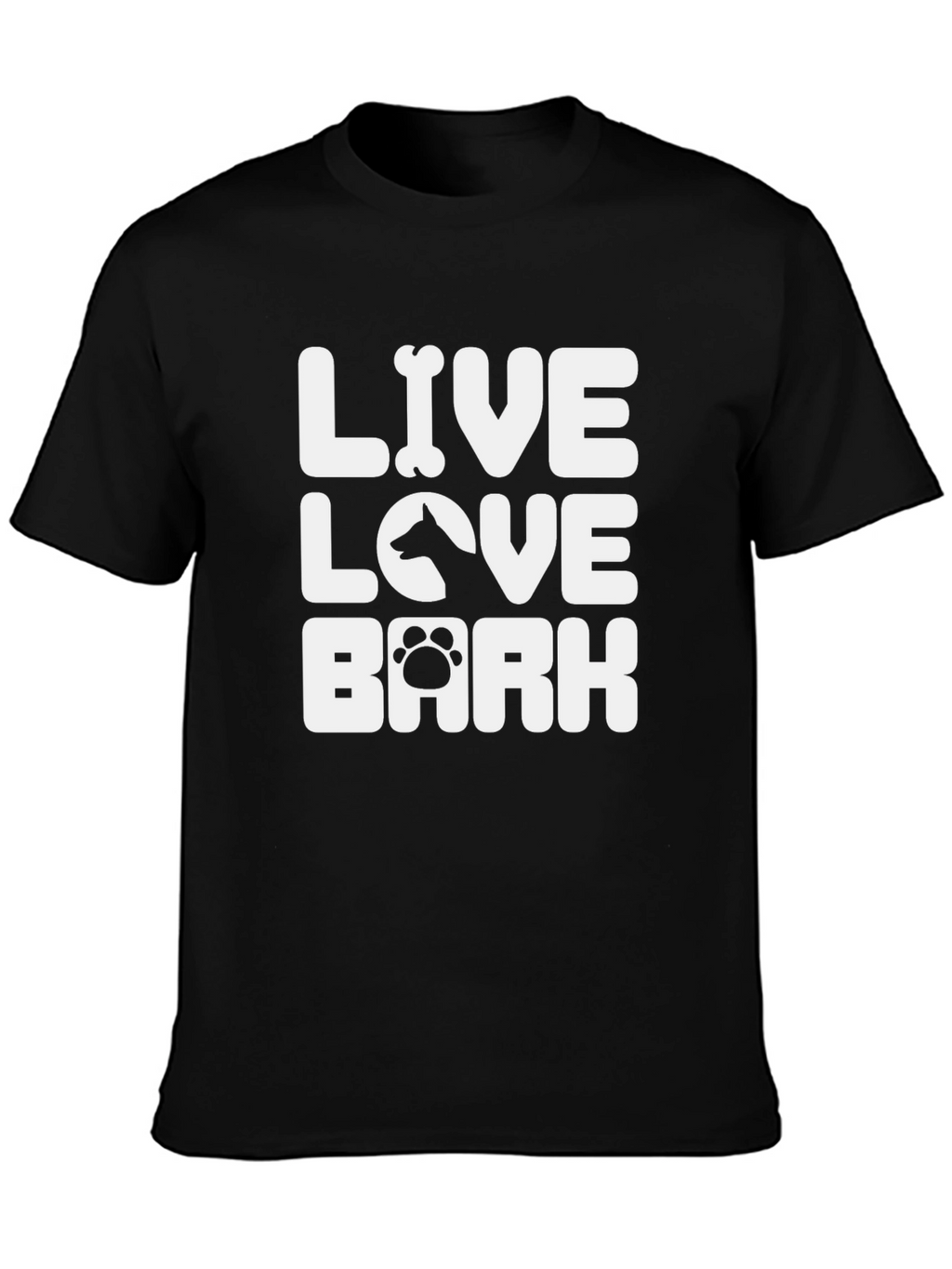 Live Love Bark T-Shirt – Cute Dog Lover Graphic Tee