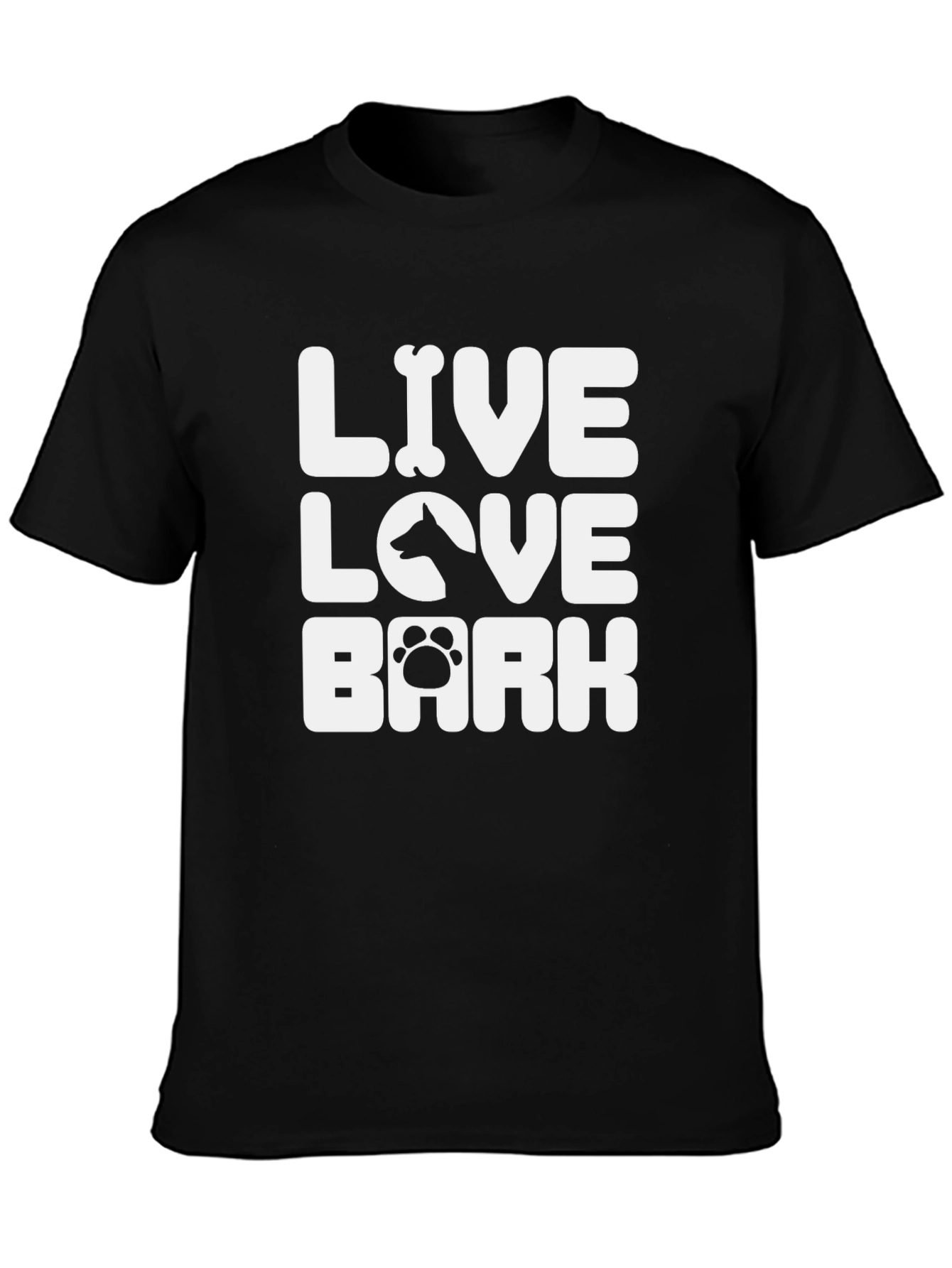 Live Love Bark T-Shirt – Cute Dog Lover Graphic Tee