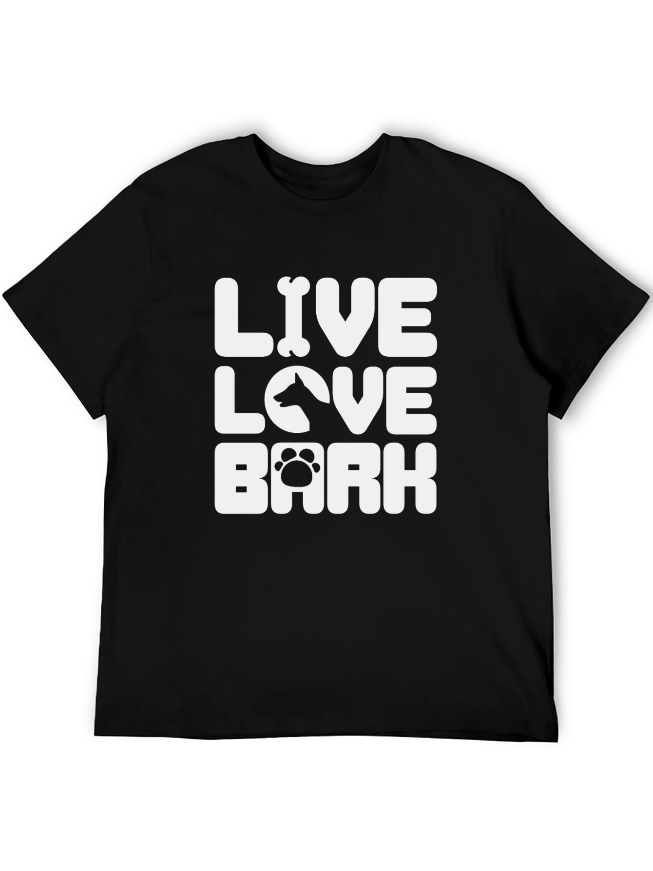 Live Love Bark T-Shirt – Cute Dog Lover Graphic Tee