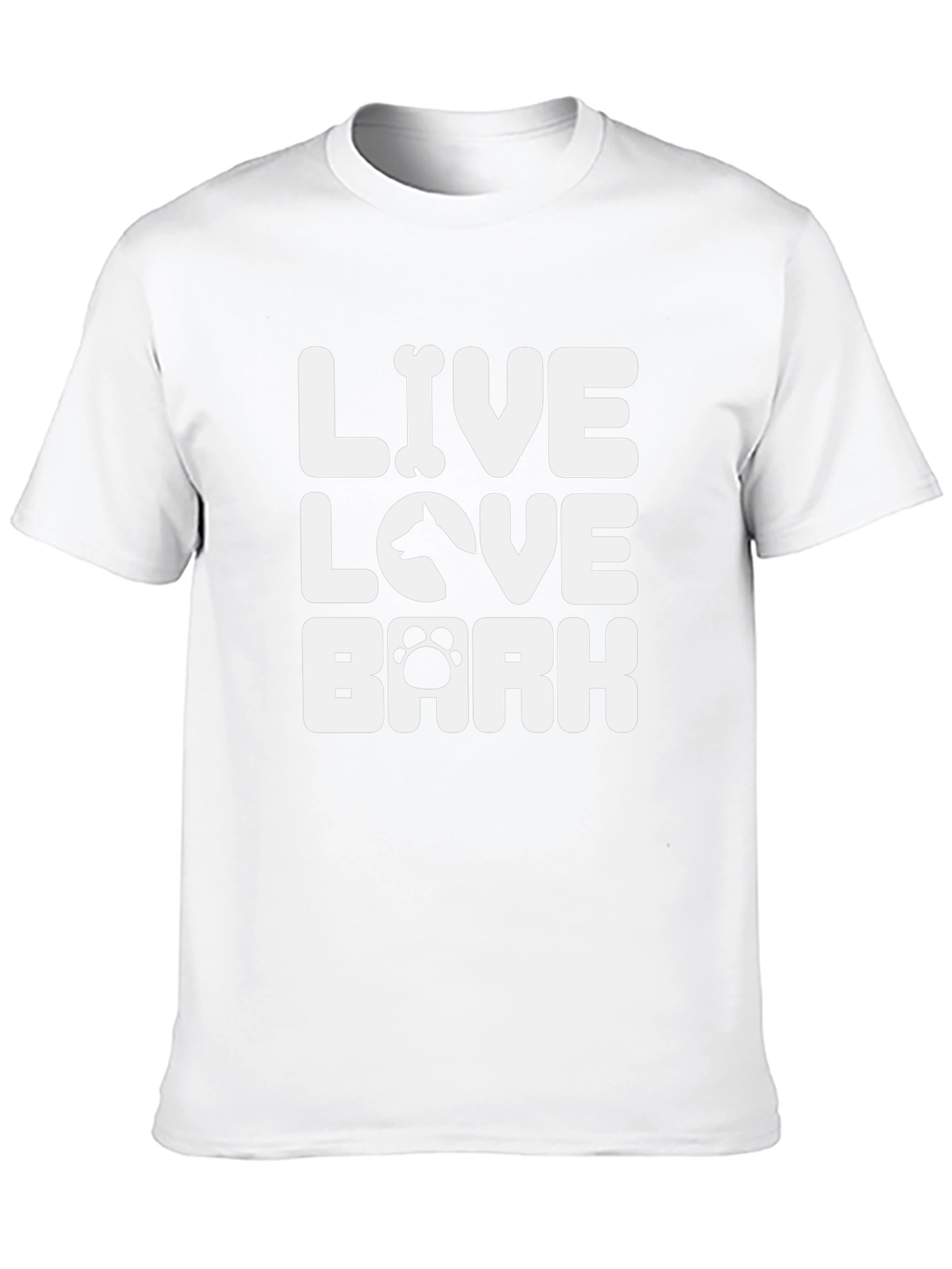 Live Love Bark T-Shirt – Cute Dog Lover Graphic Tee