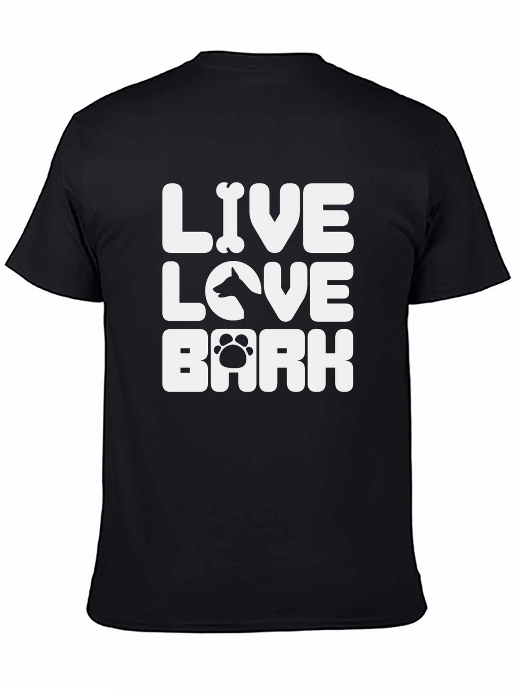 Live Love Bark T-Shirt – Cute Dog Lover Graphic Tee