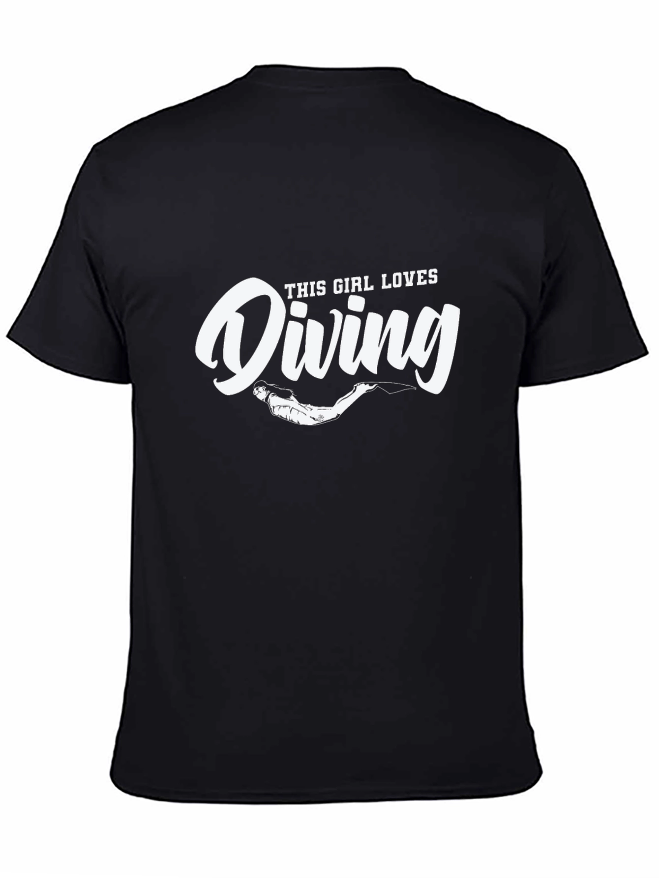 This Girl Loves Diving T-Shirt - Scuba Tee