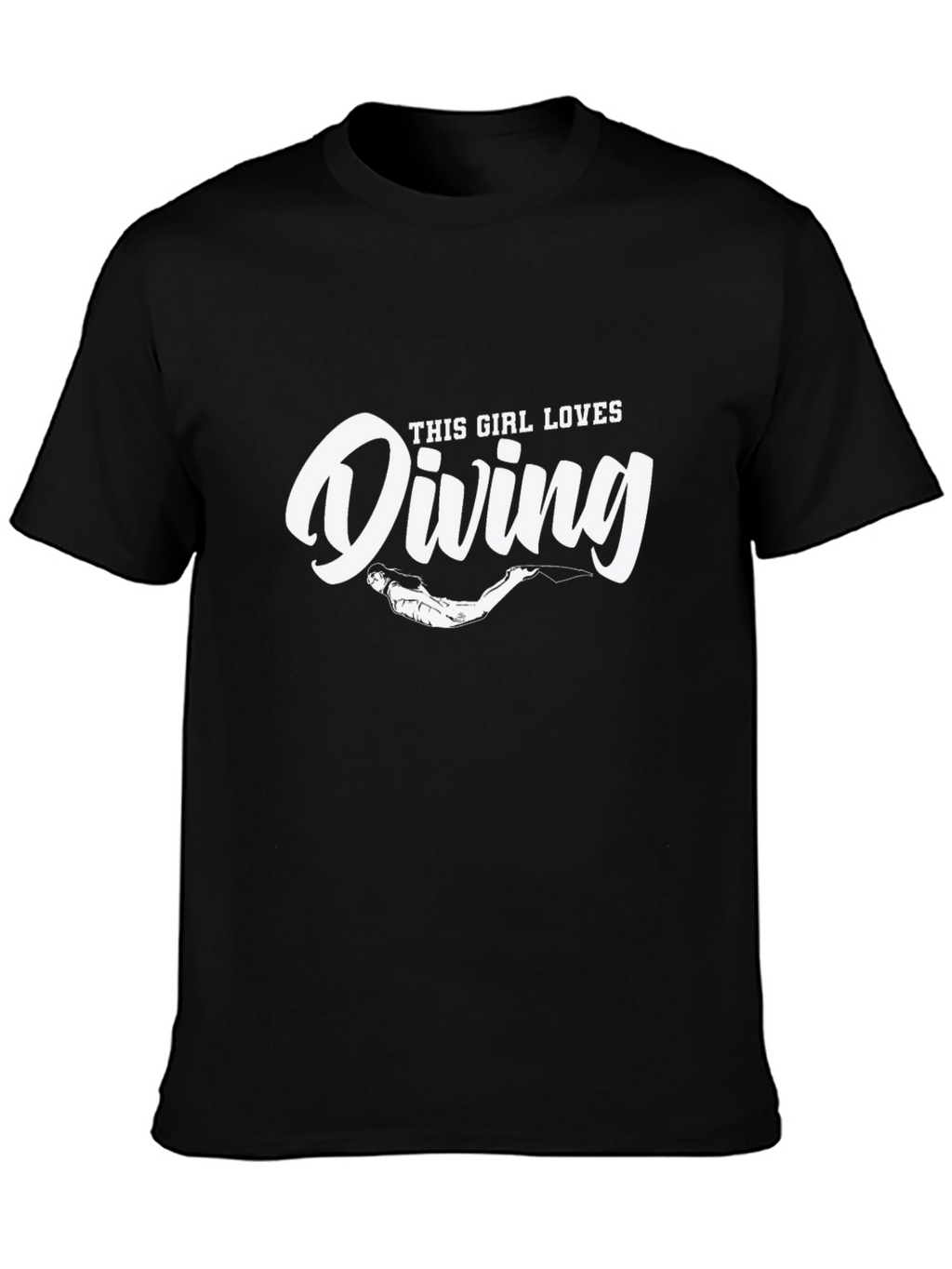 This Girl Loves Diving T-Shirt - Scuba Tee