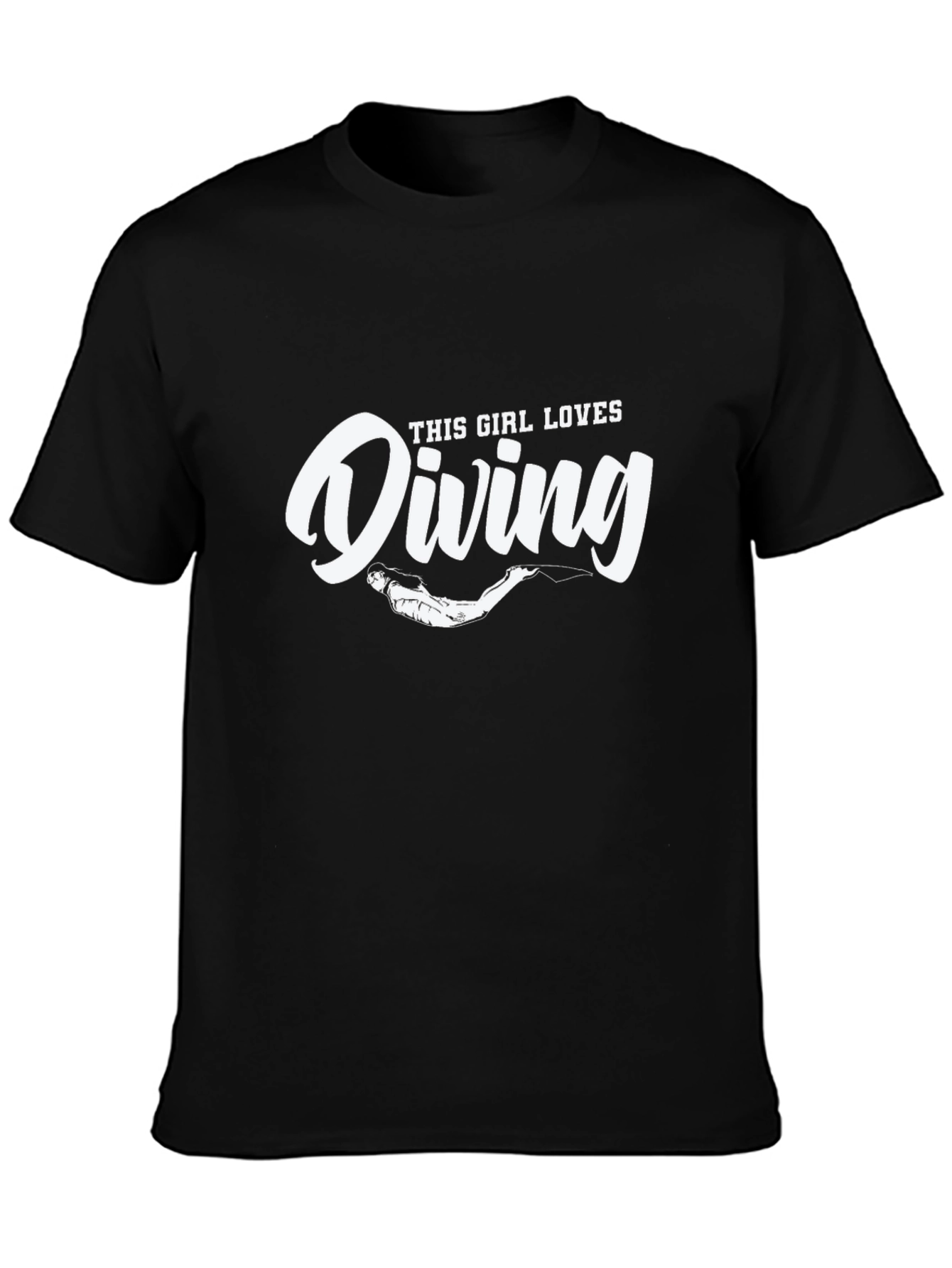 This Girl Loves Diving T-Shirt - Scuba Tee