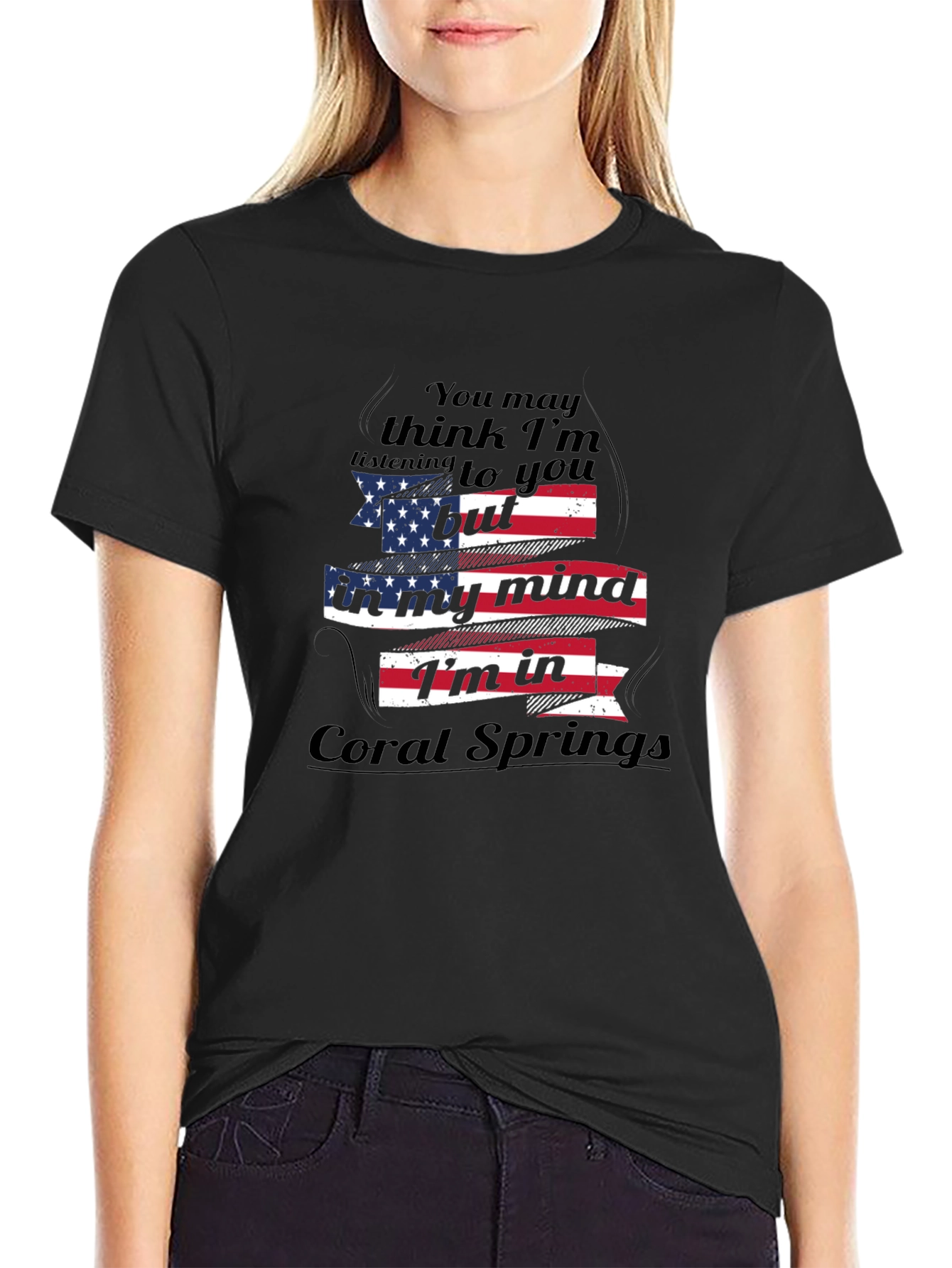 Coral Springs Mind T-Shirt - Patriotic American Flag