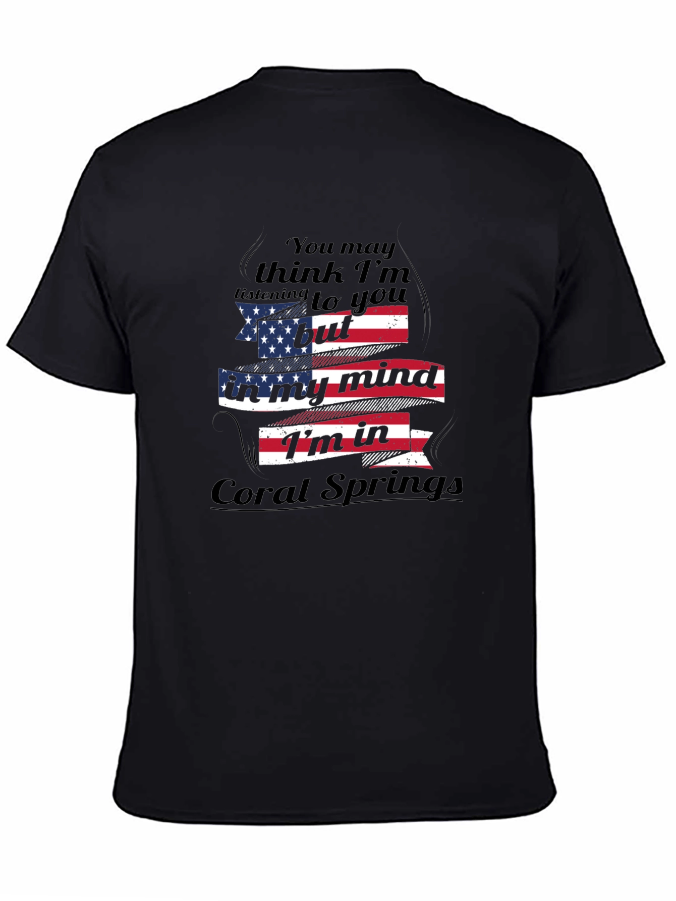 Coral Springs Mind T-Shirt - Patriotic American Flag