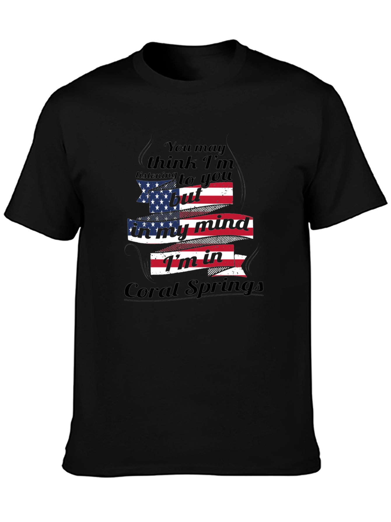 Coral Springs Mind T-Shirt - Patriotic American Flag