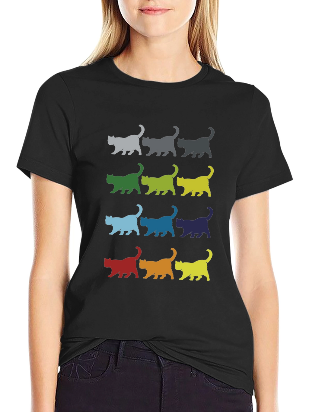 Retro Cat Parade T-Shirt