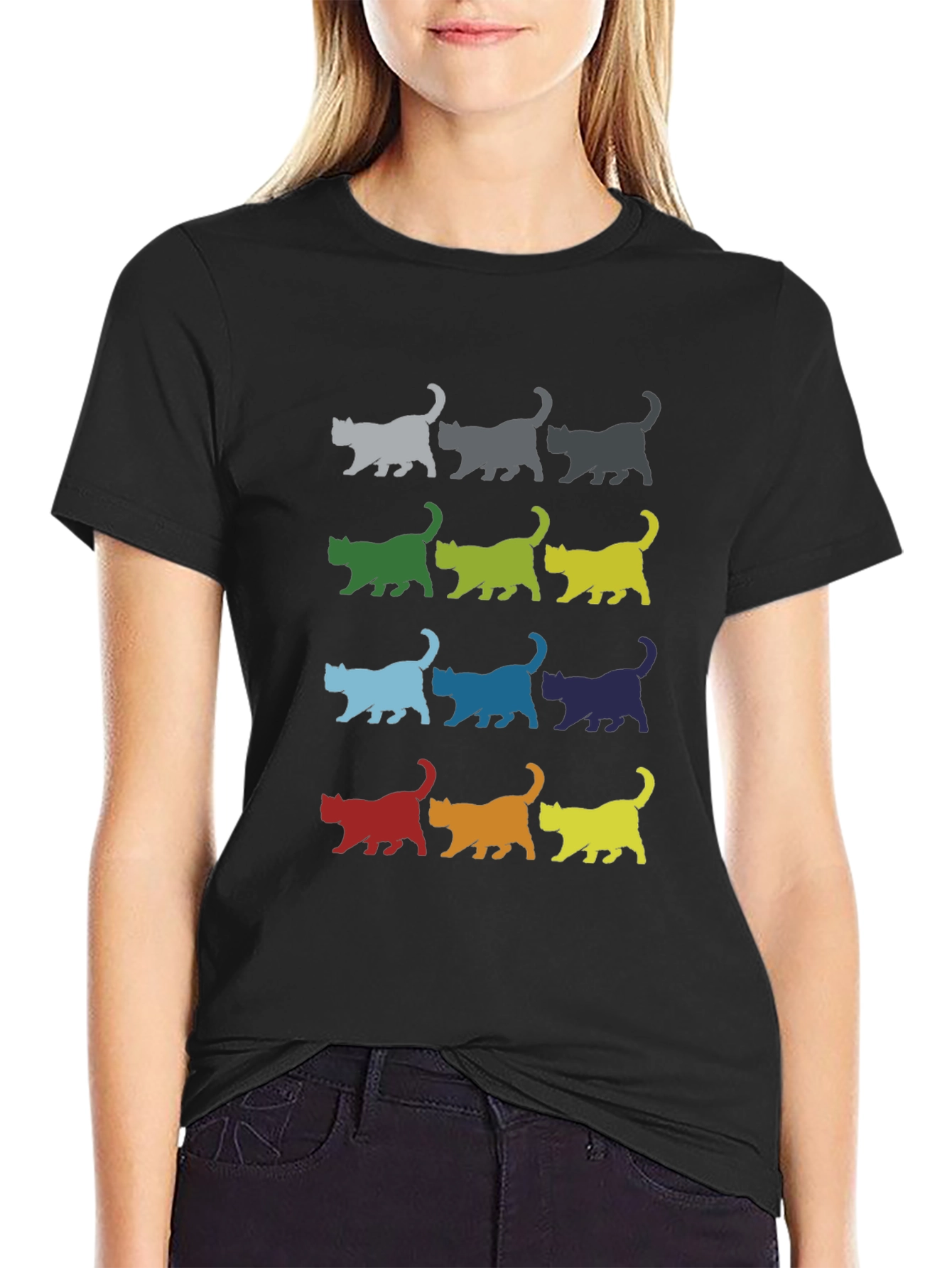 Retro Cat Parade T-Shirt
