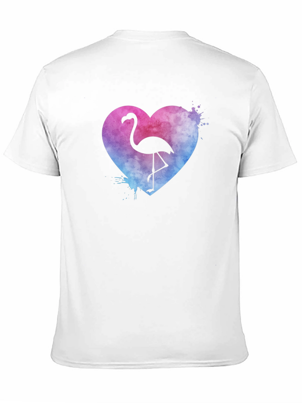 Flamingo Heart T-Shirt - Graphic Tee