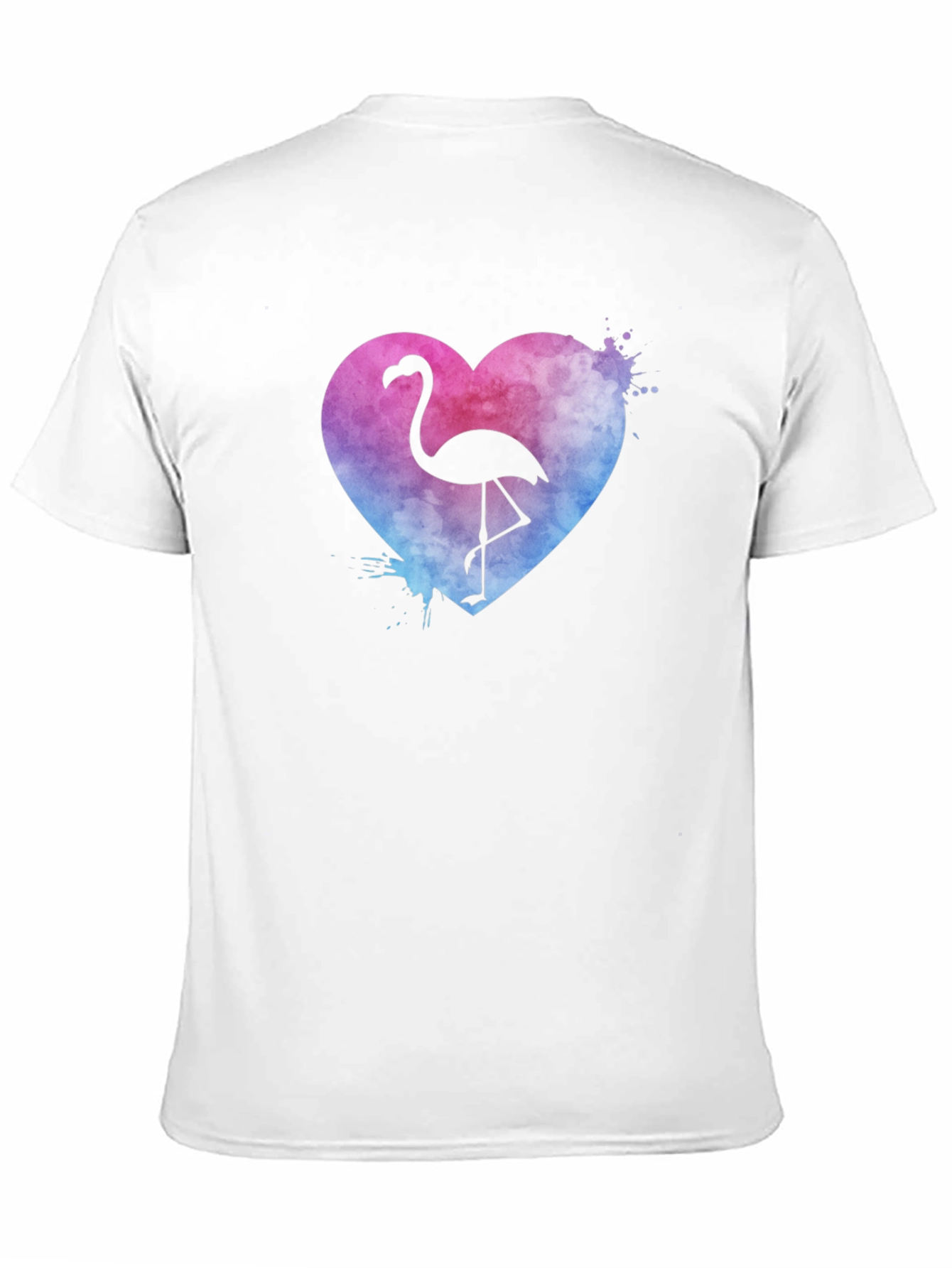 Flamingo Heart T-Shirt - Graphic Tee