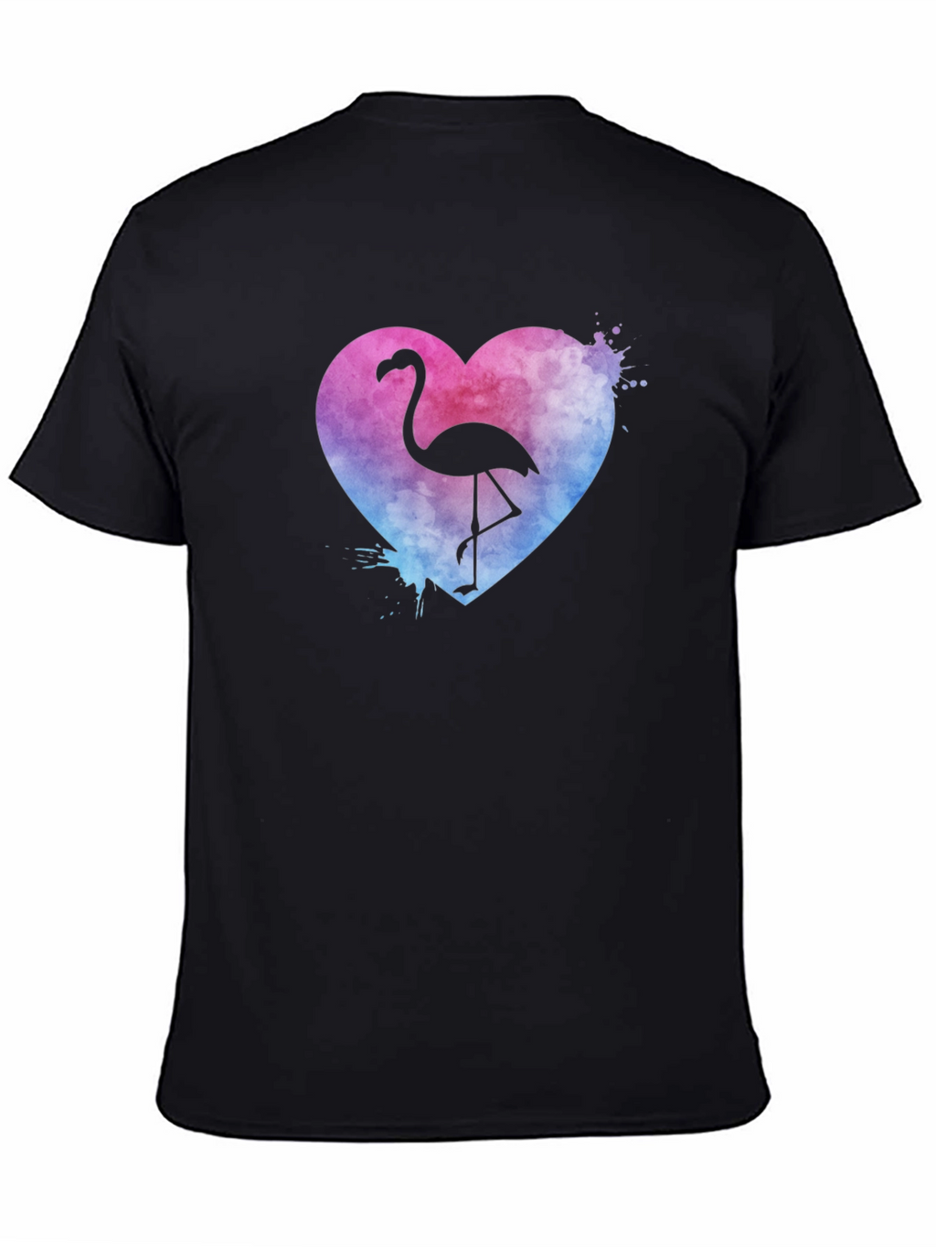 Flamingo Heart T-Shirt - Graphic Tee