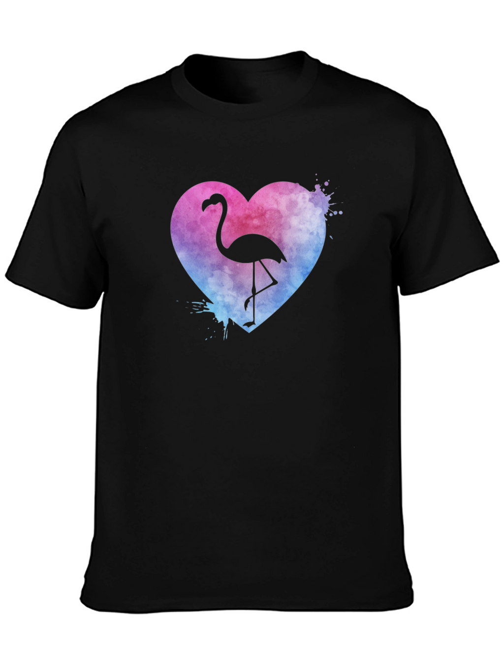 Flamingo Heart T-Shirt - Graphic Tee