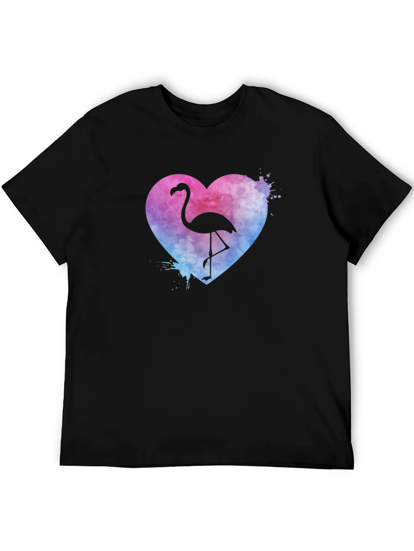 Flamingo Heart T-Shirt - Graphic Tee