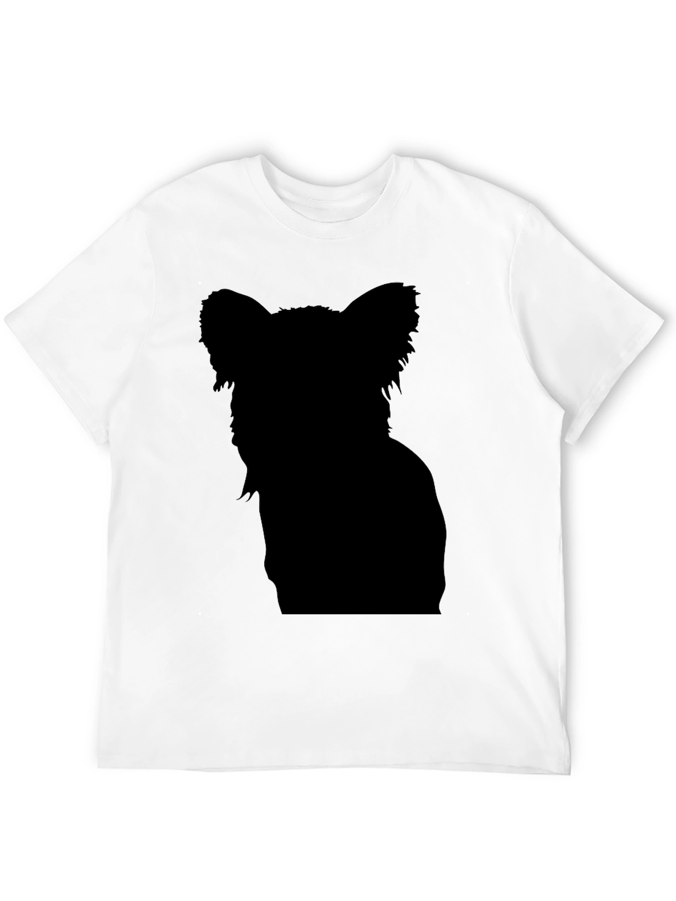 Dog Silhouette T-Shirt – Minimalist Dog Lover Tee