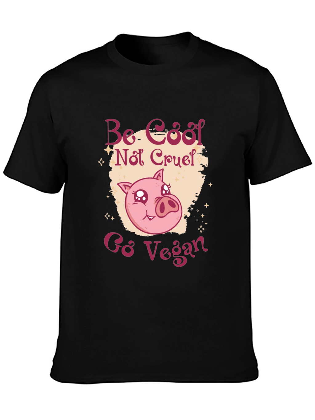 Be Cool Not Cruel Go Vegan T-Shirt