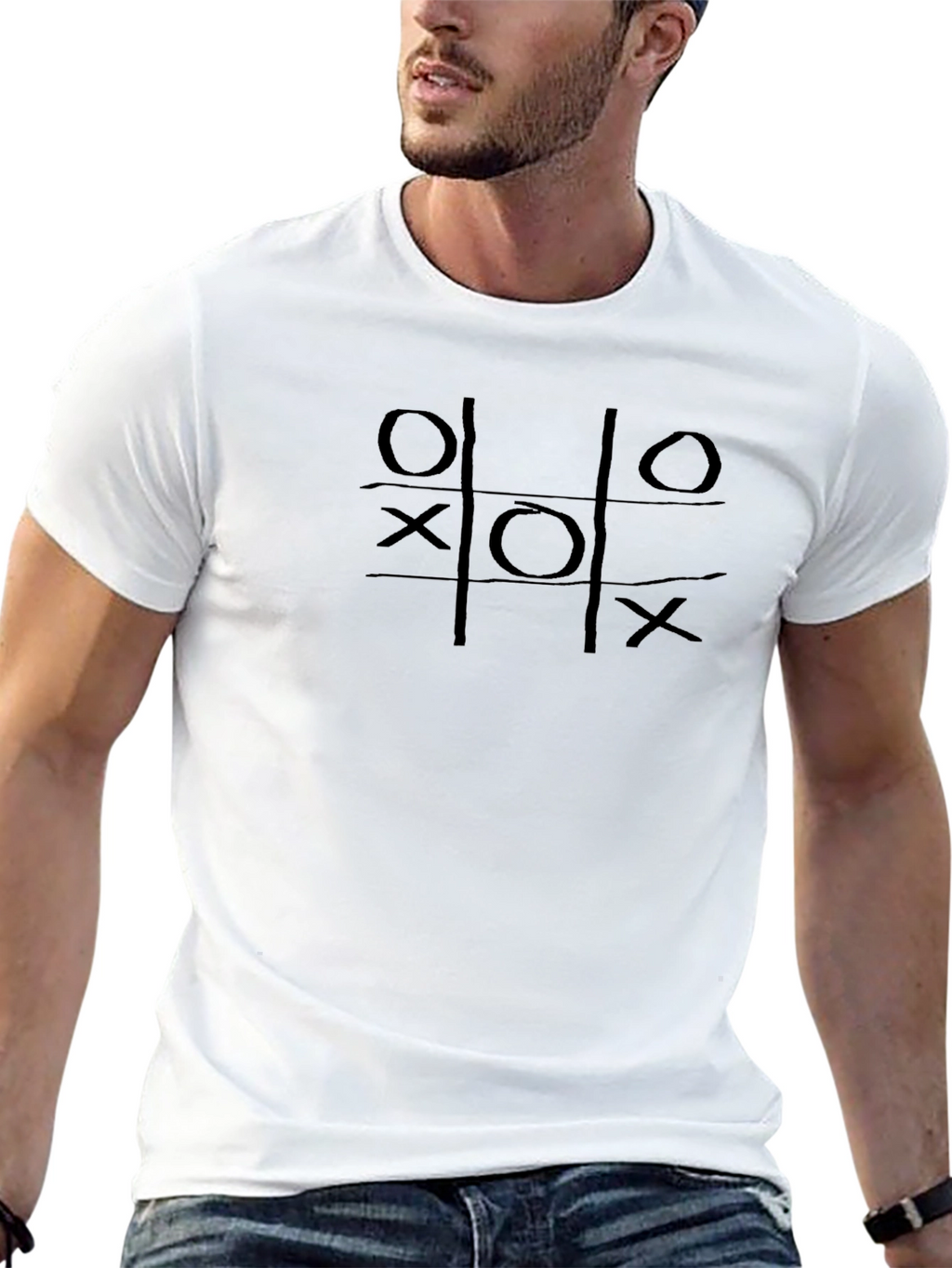 Tic-Tac-Toe Graphic Tee - Classic Game Design