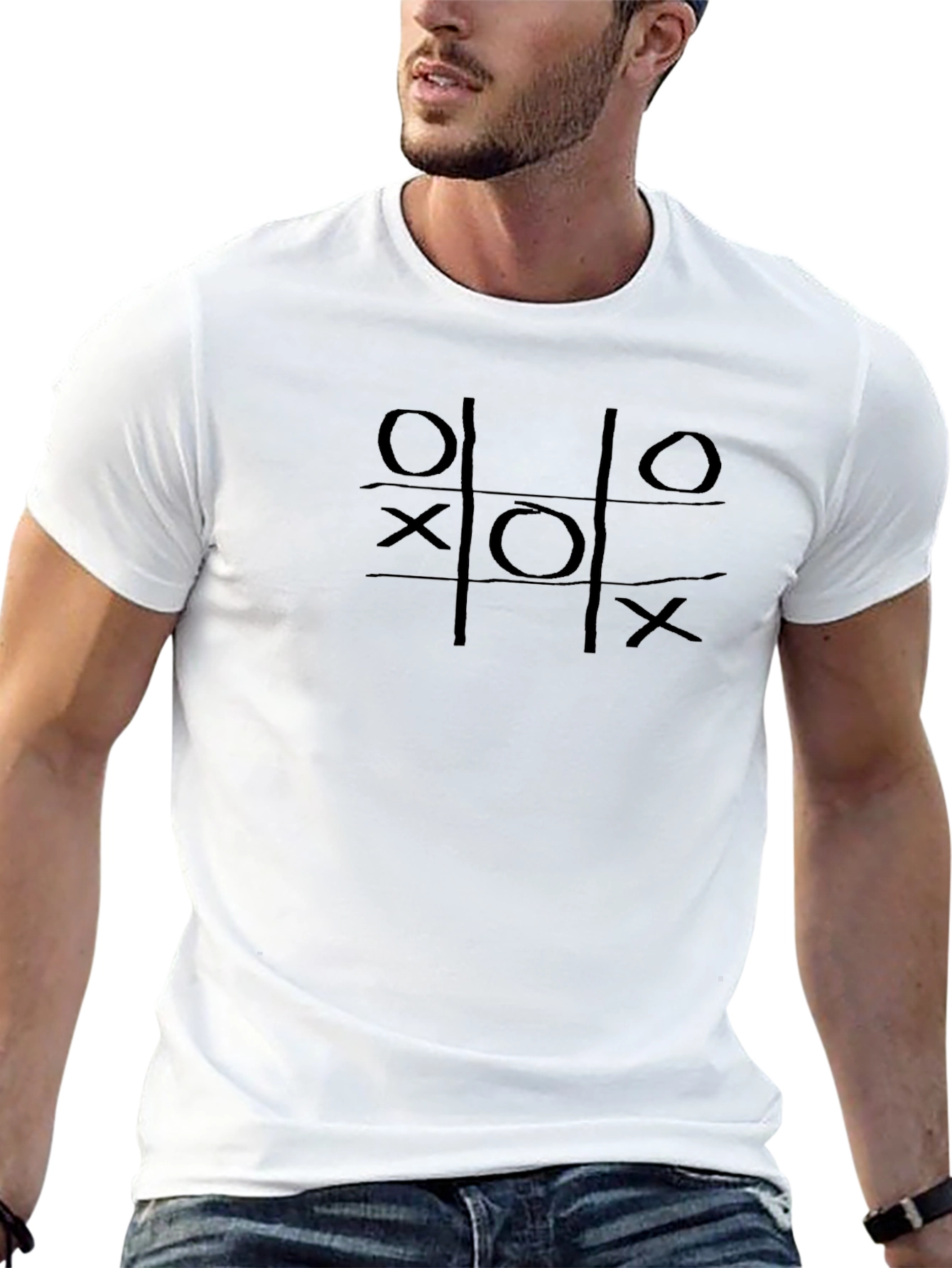 Tic-Tac-Toe Graphic Tee - Classic Game Design