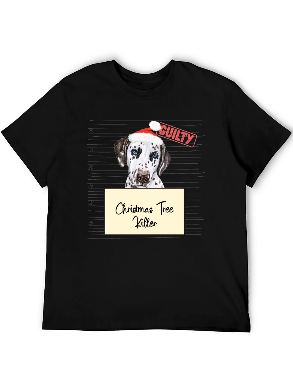 Christmas Tree Killer Dog T-Shirt