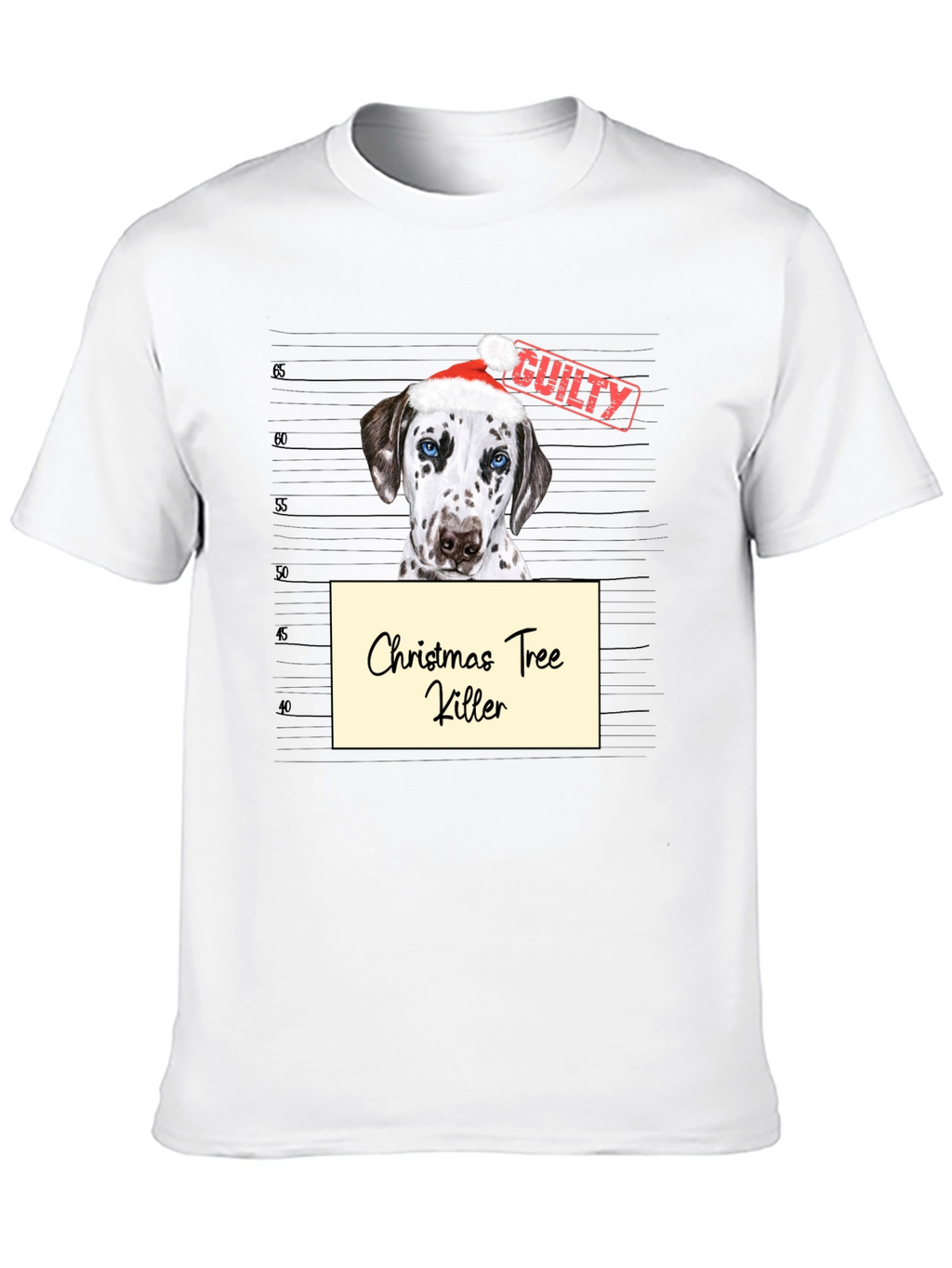 Christmas Tree Killer Dog T-Shirt