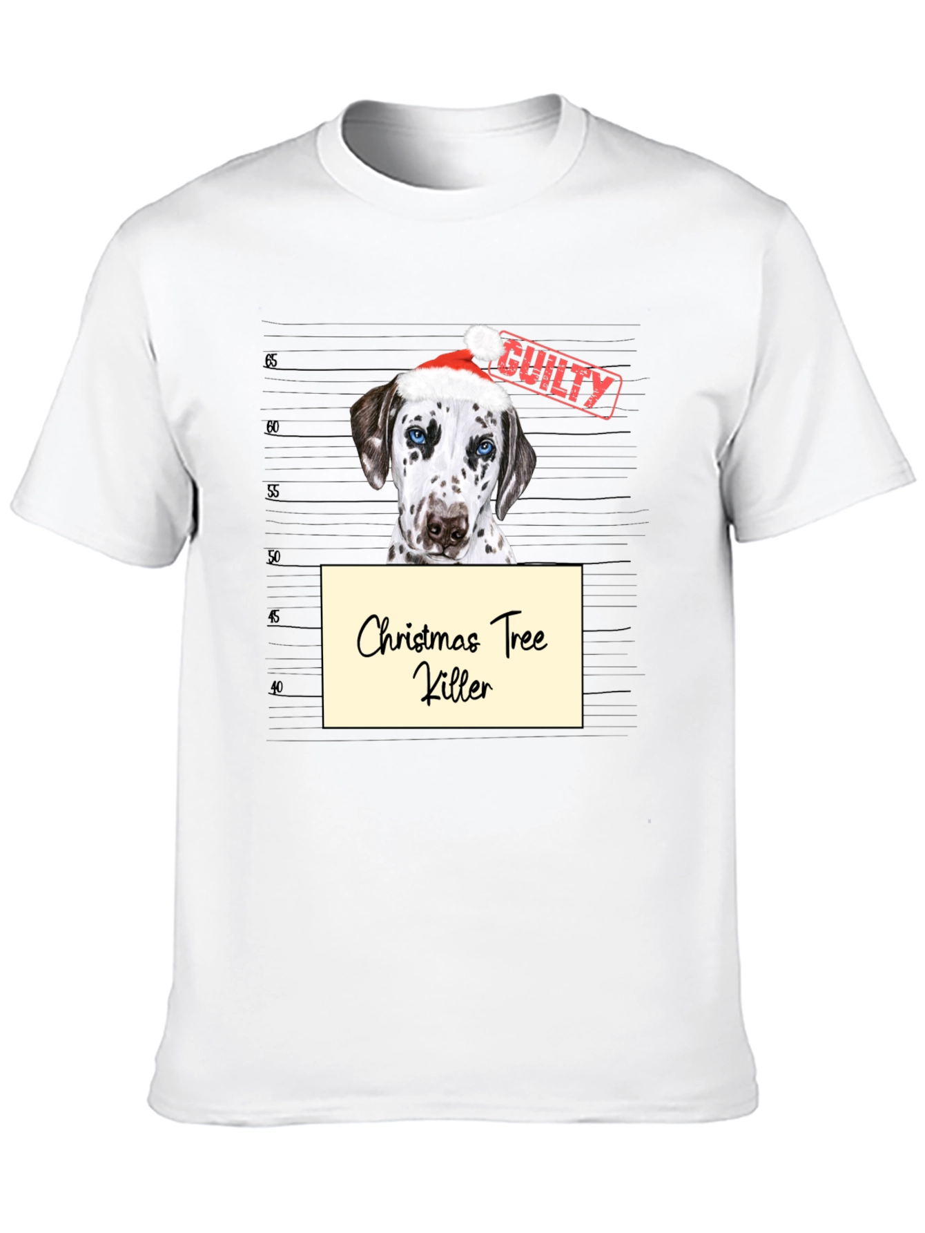 Christmas Tree Killer Dog T-Shirt