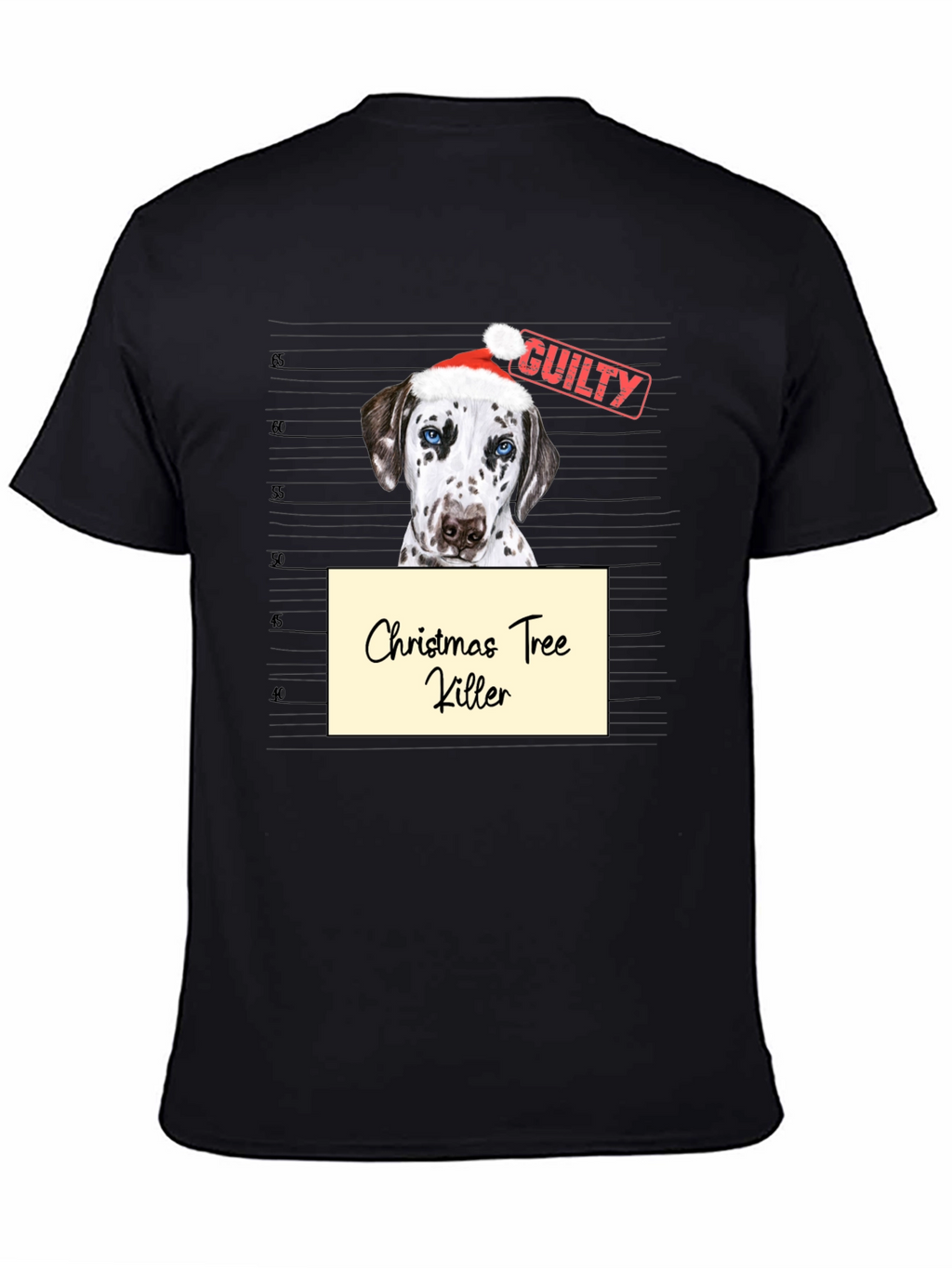 Christmas Tree Killer Dog T-Shirt