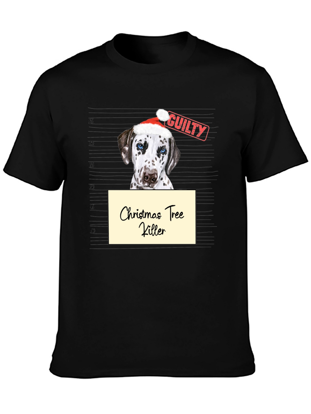 Christmas Tree Killer Dog T-Shirt