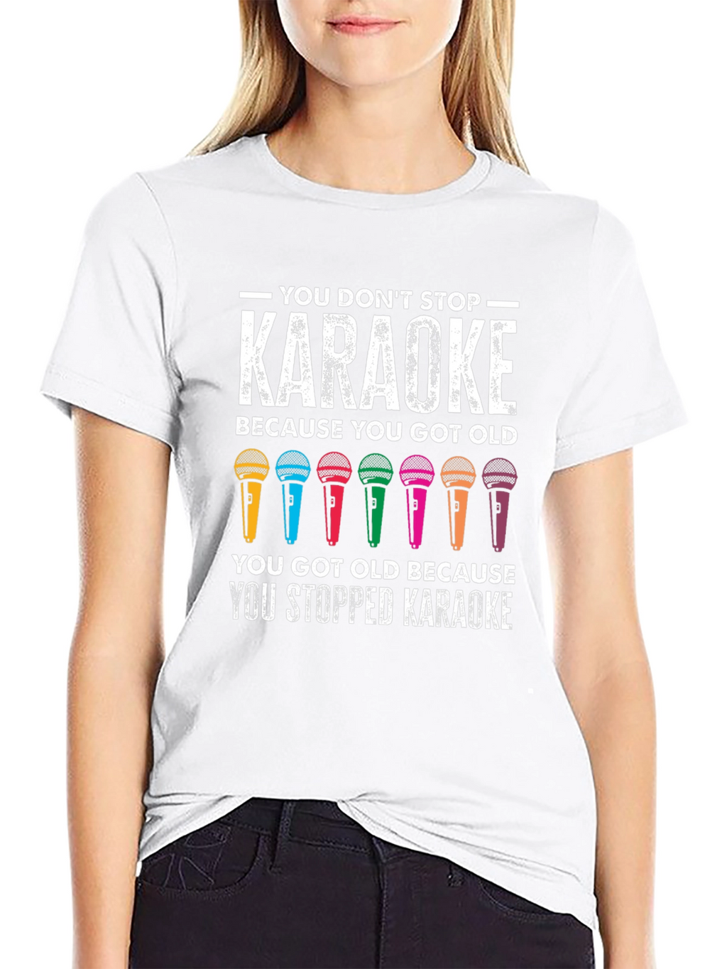Karaoke Lovers T-Shirt - You Dont Stop Karaoke!